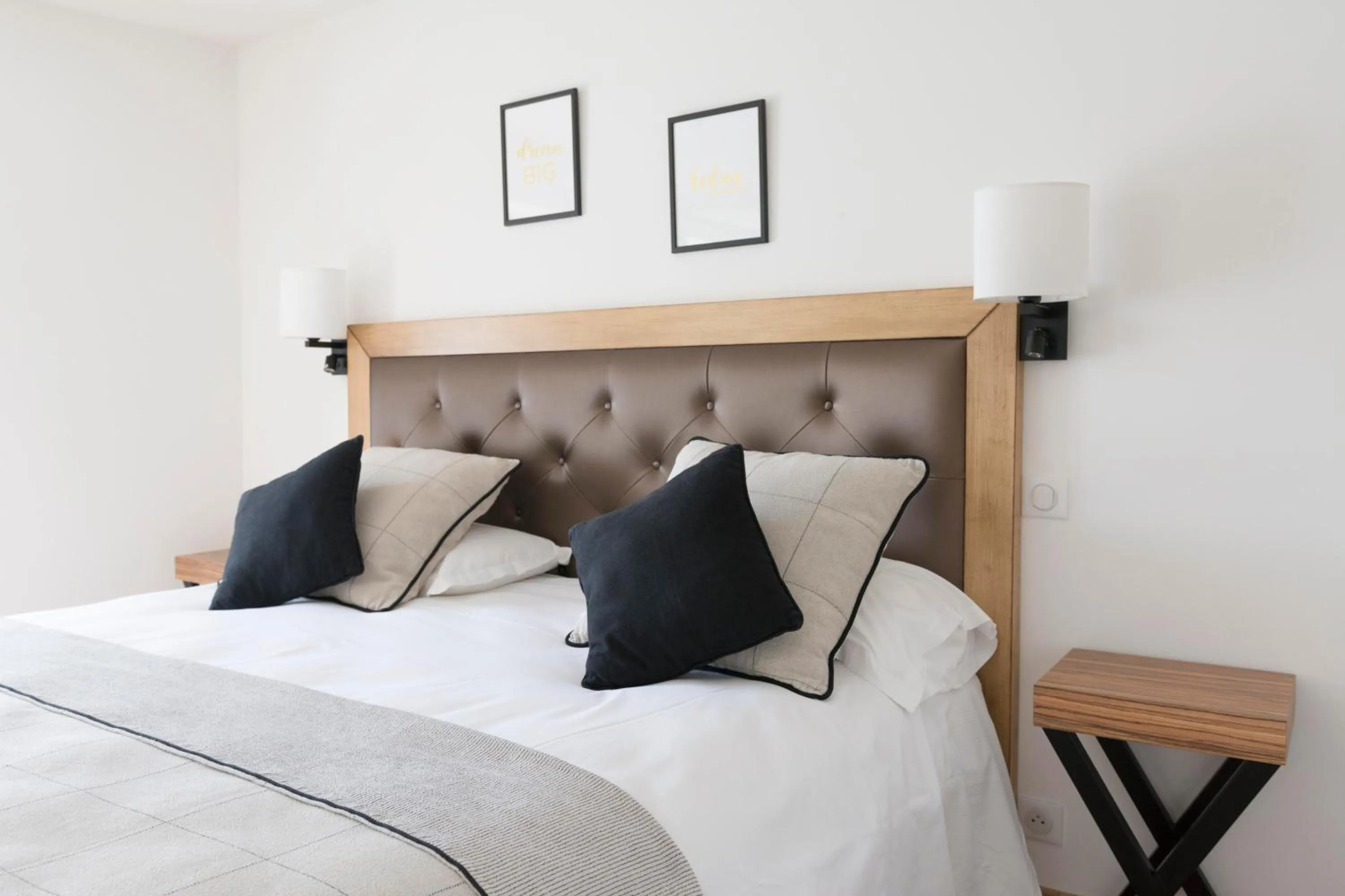 Bed in Hotel Beau Site - Rocamadour