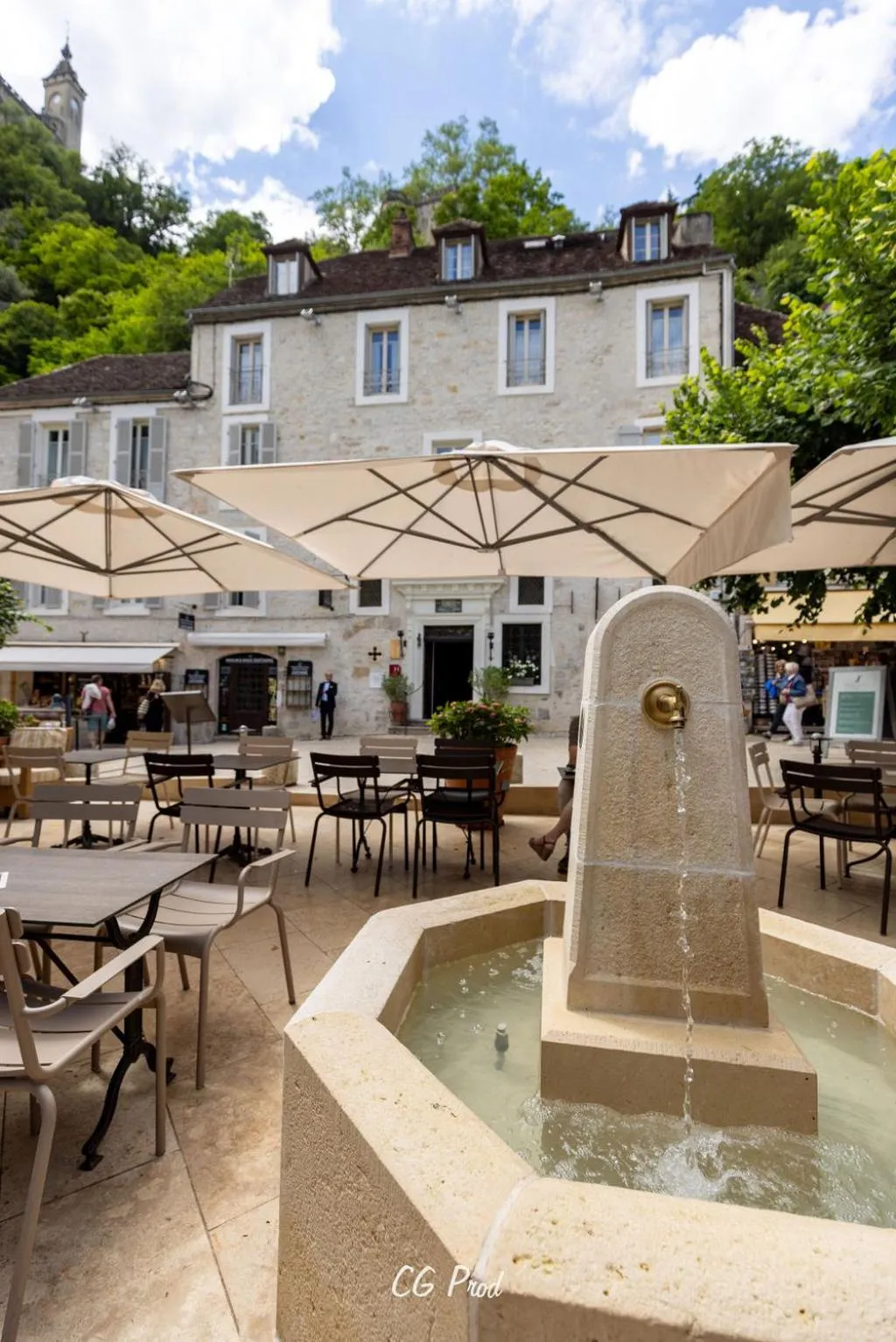 Lounge or bar in Hotel Beau Site - Rocamadour