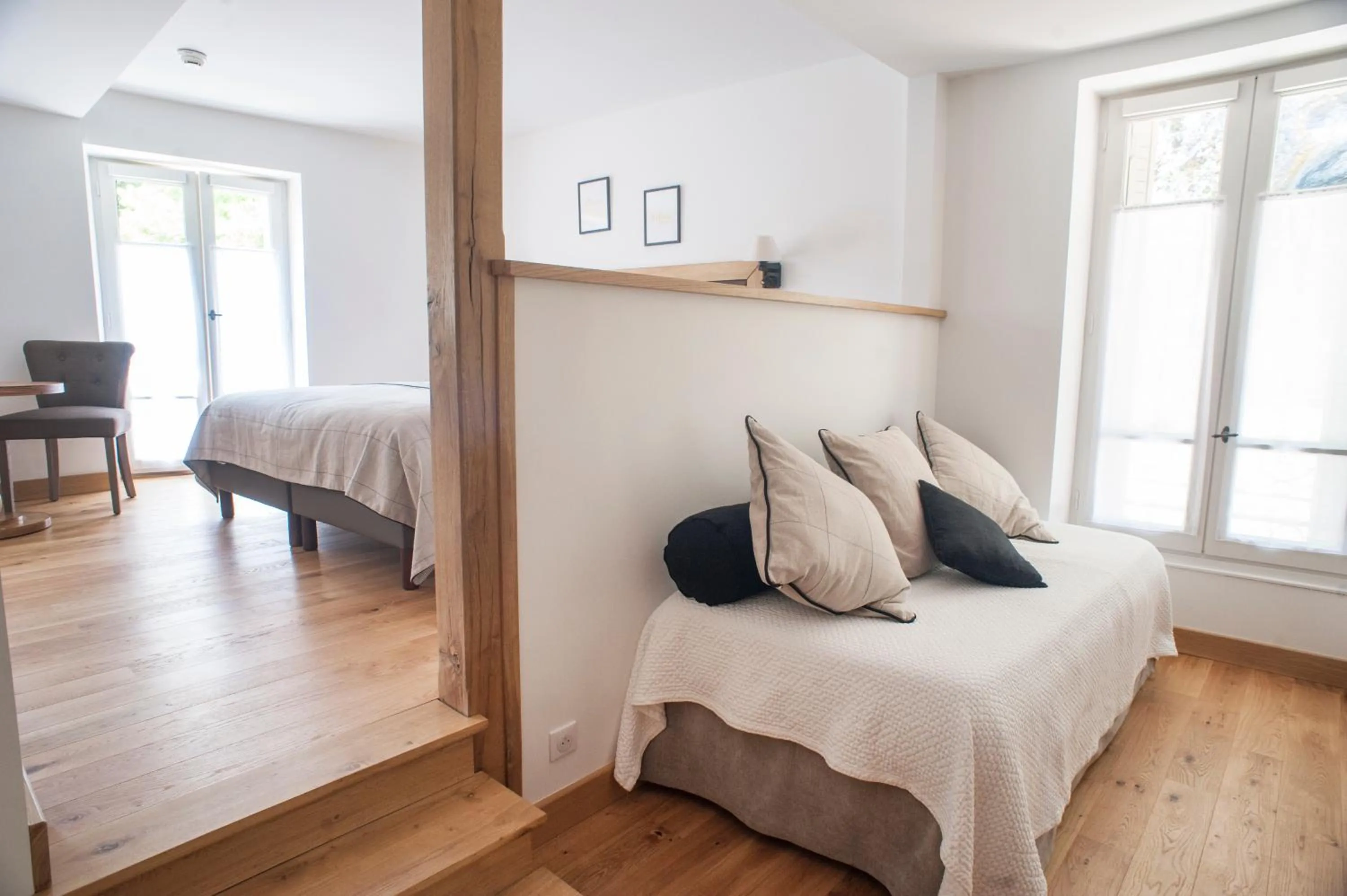 Bed in Hotel Beau Site - Rocamadour