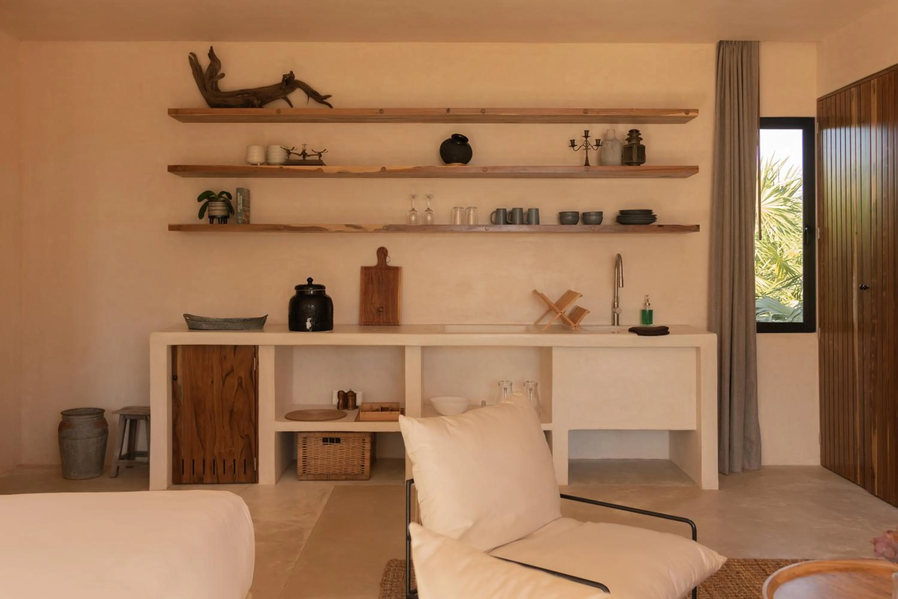 Kitchen or kitchenette in Aldea Canzul Tulum