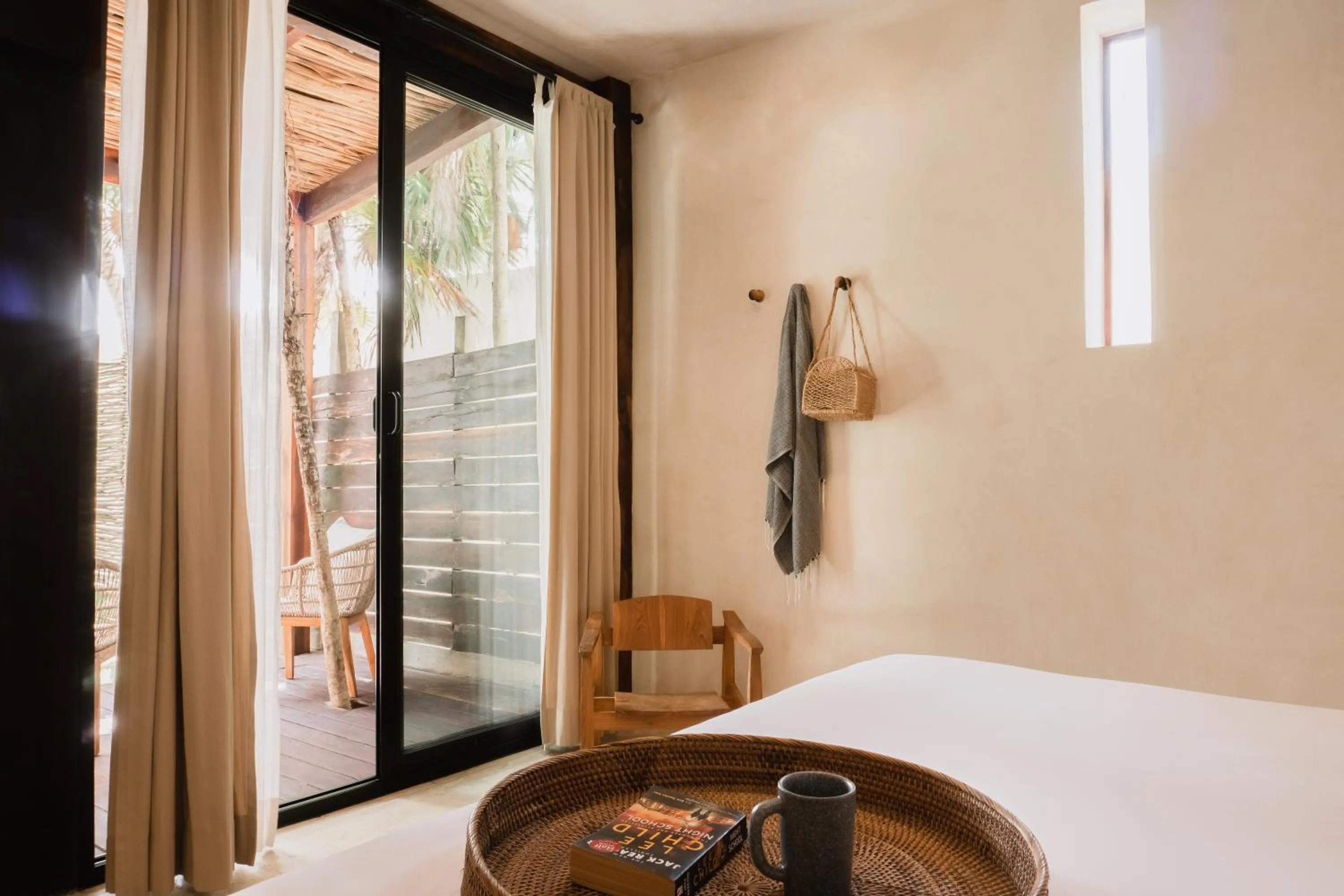 Photo of the whole room, Bed in Aldea Canzul Tulum