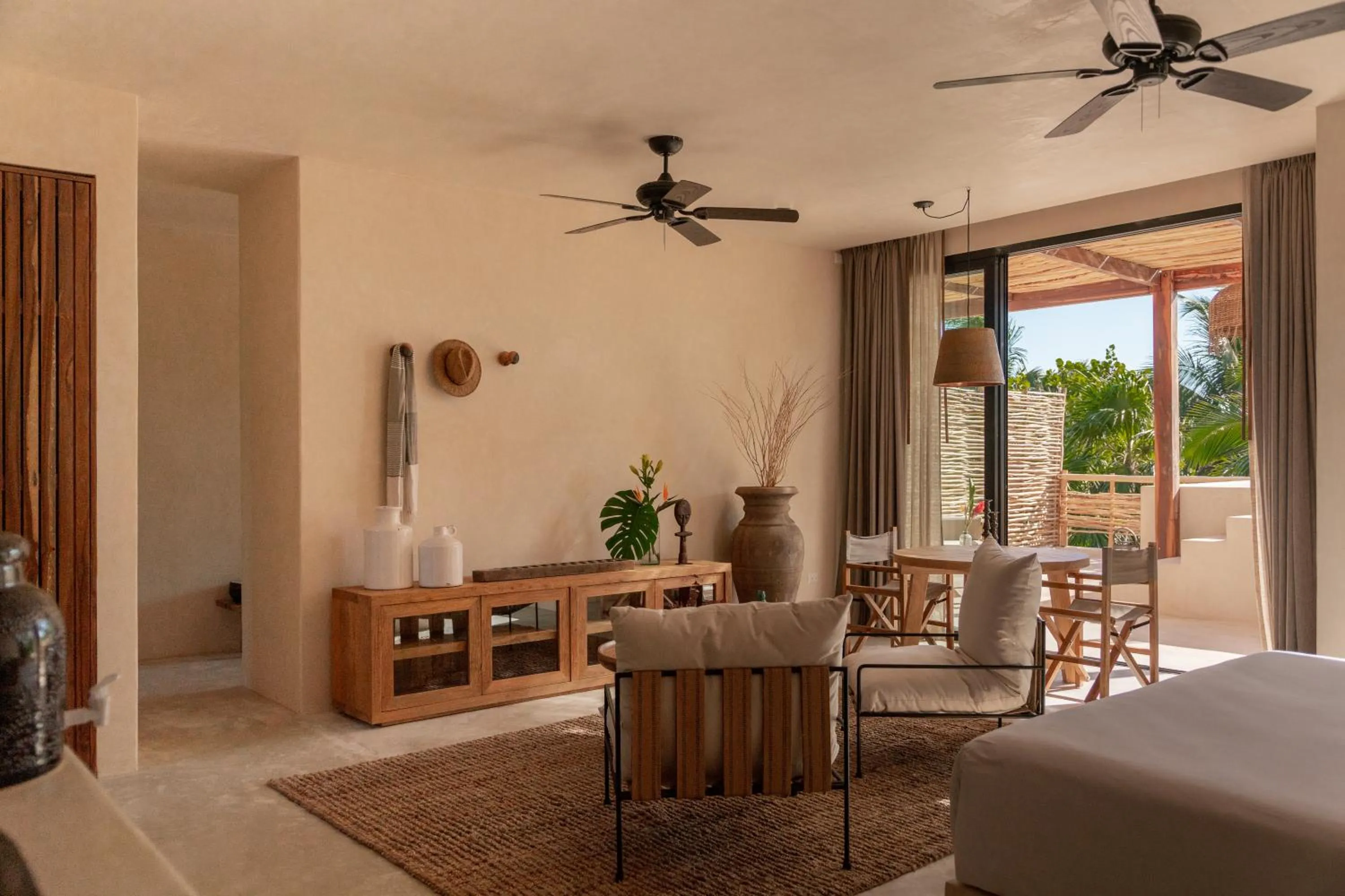 Living room in Aldea Canzul Tulum