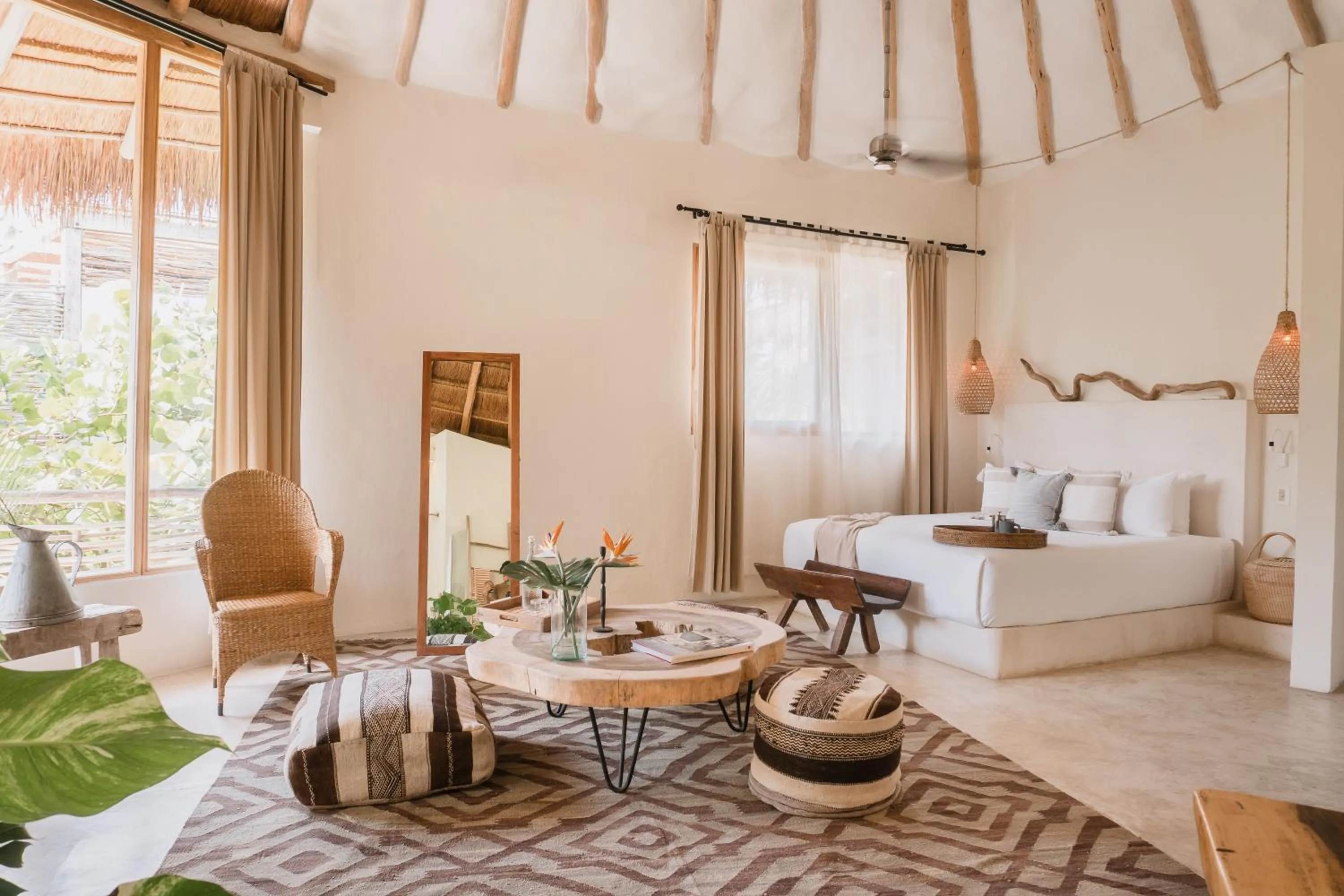 Photo of the whole room in Aldea Canzul Tulum