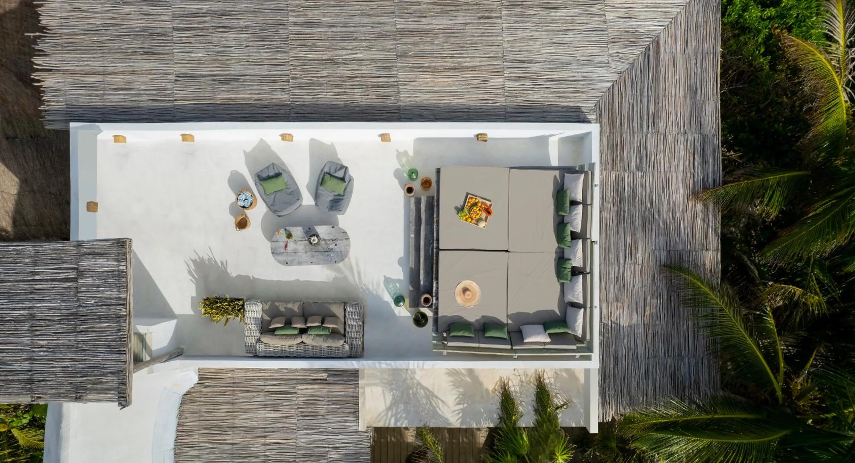 Bird's eye view in Aldea Canzul Tulum