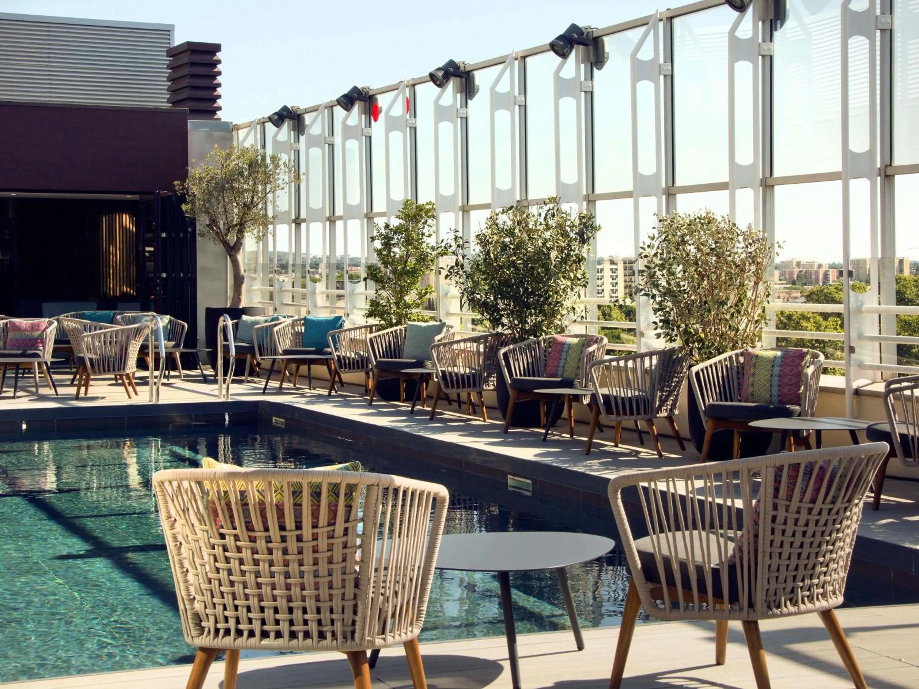 Pool view in Pullman La Pléiade Montpellier Centre