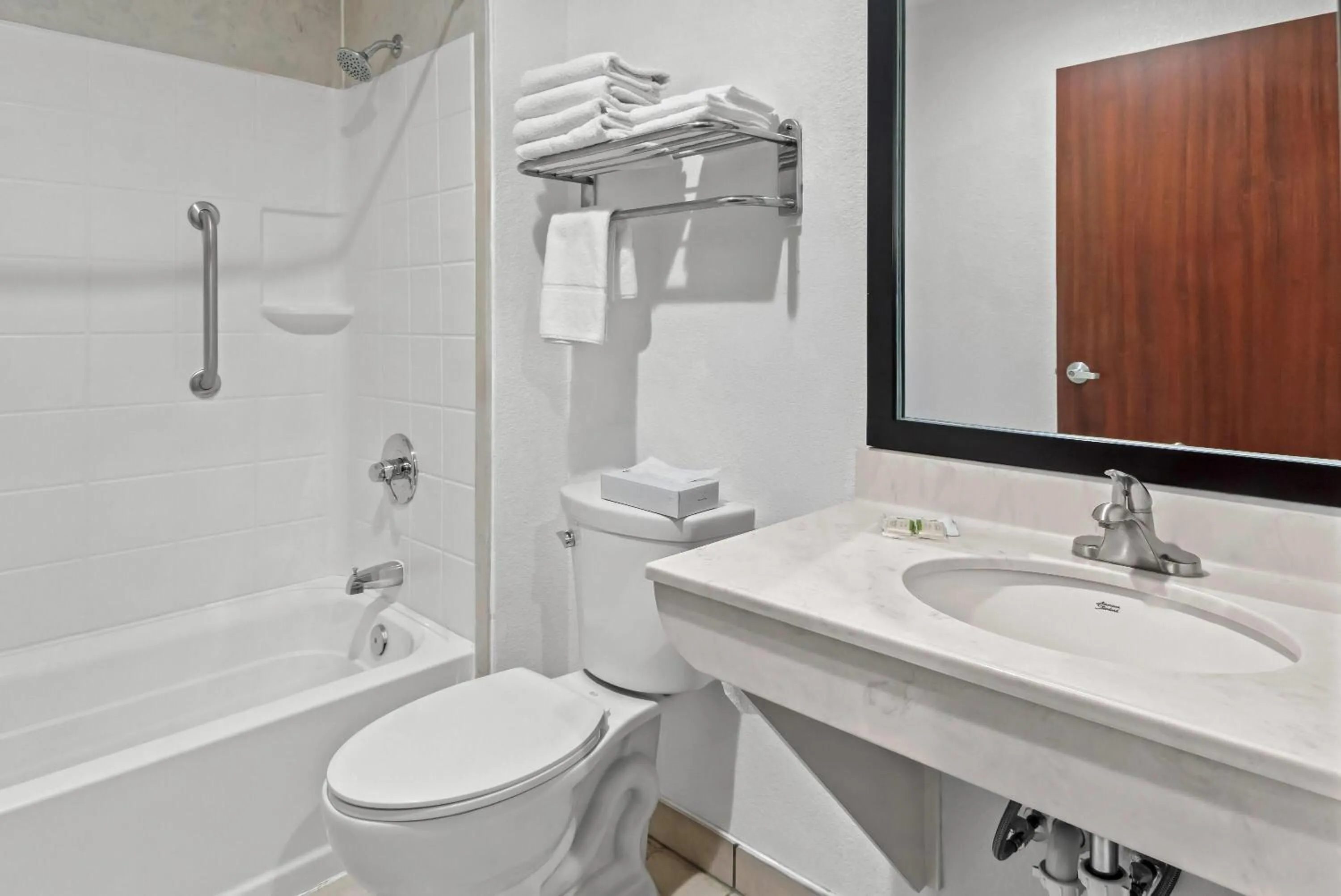 Bathroom in Super 8 by Wyndham Weatherford