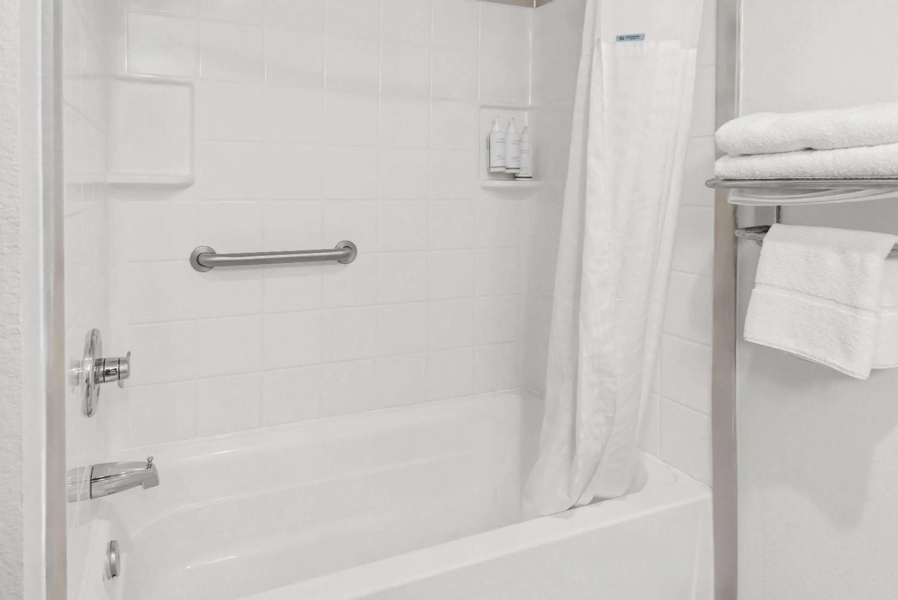 Bathroom in Super 8 by Wyndham Weatherford