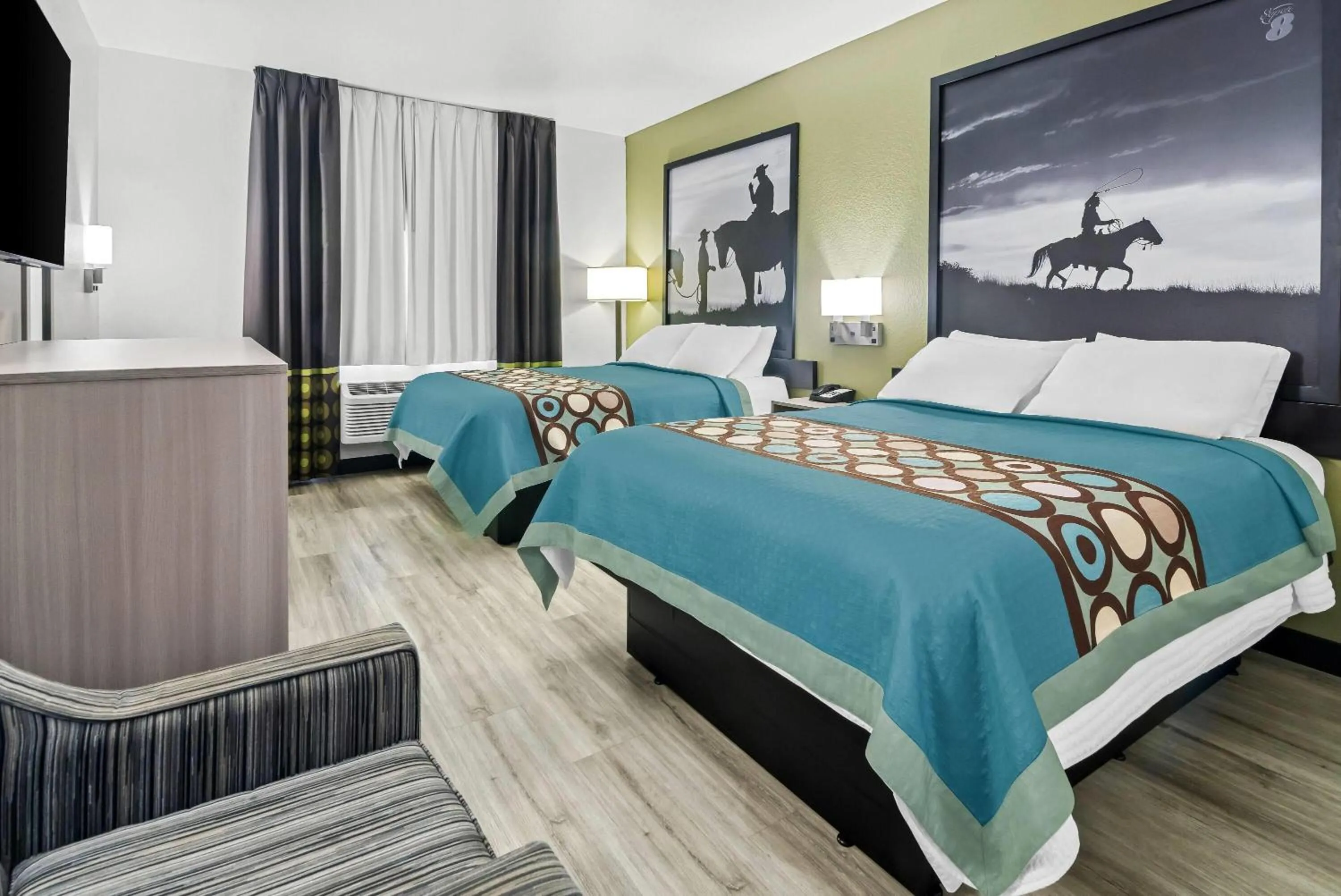 Bed in Super 8 by Wyndham Weatherford