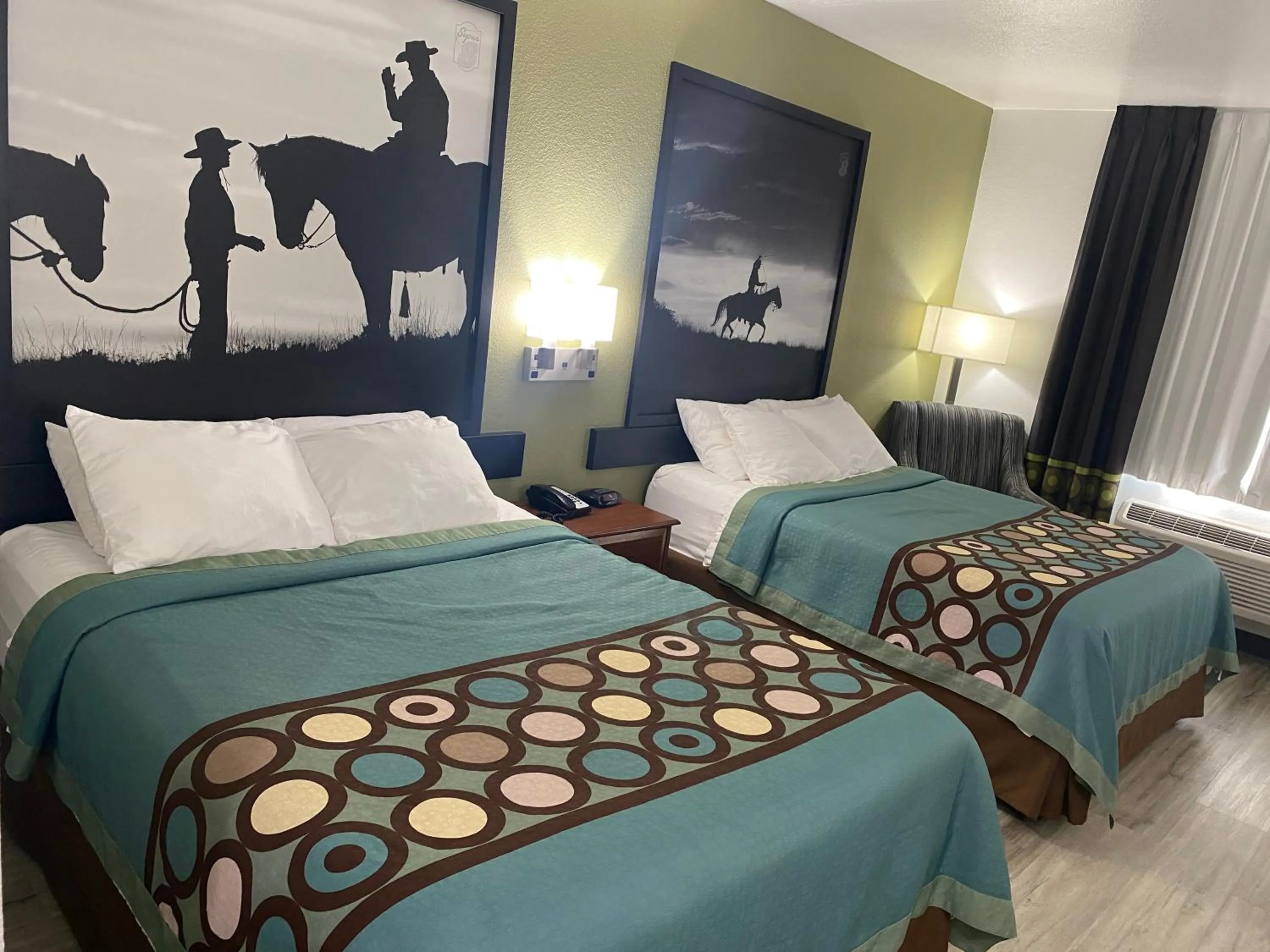 Bed in Super 8 by Wyndham Weatherford