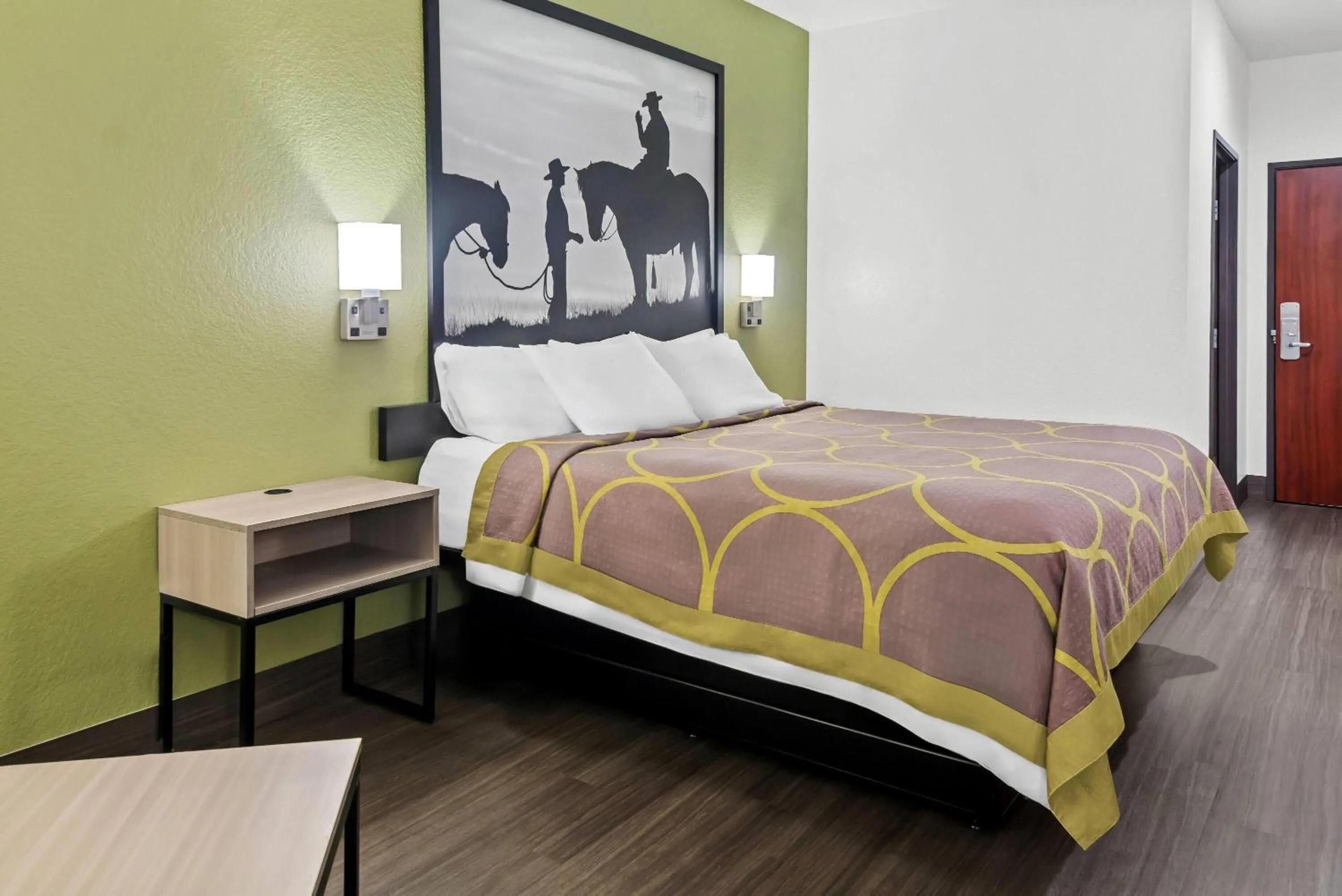 Bed in Super 8 by Wyndham Weatherford