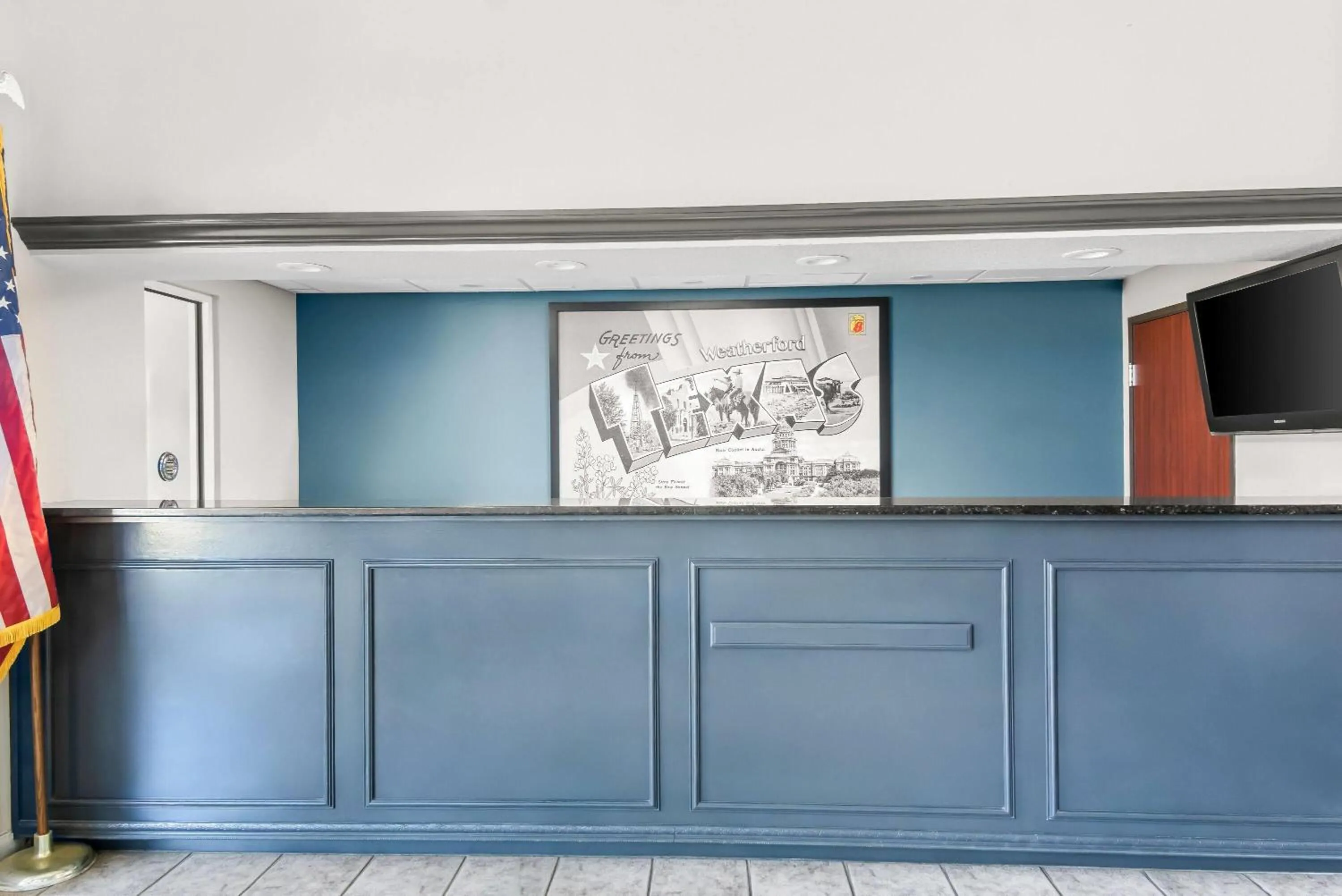 Lobby or reception in Super 8 by Wyndham Weatherford