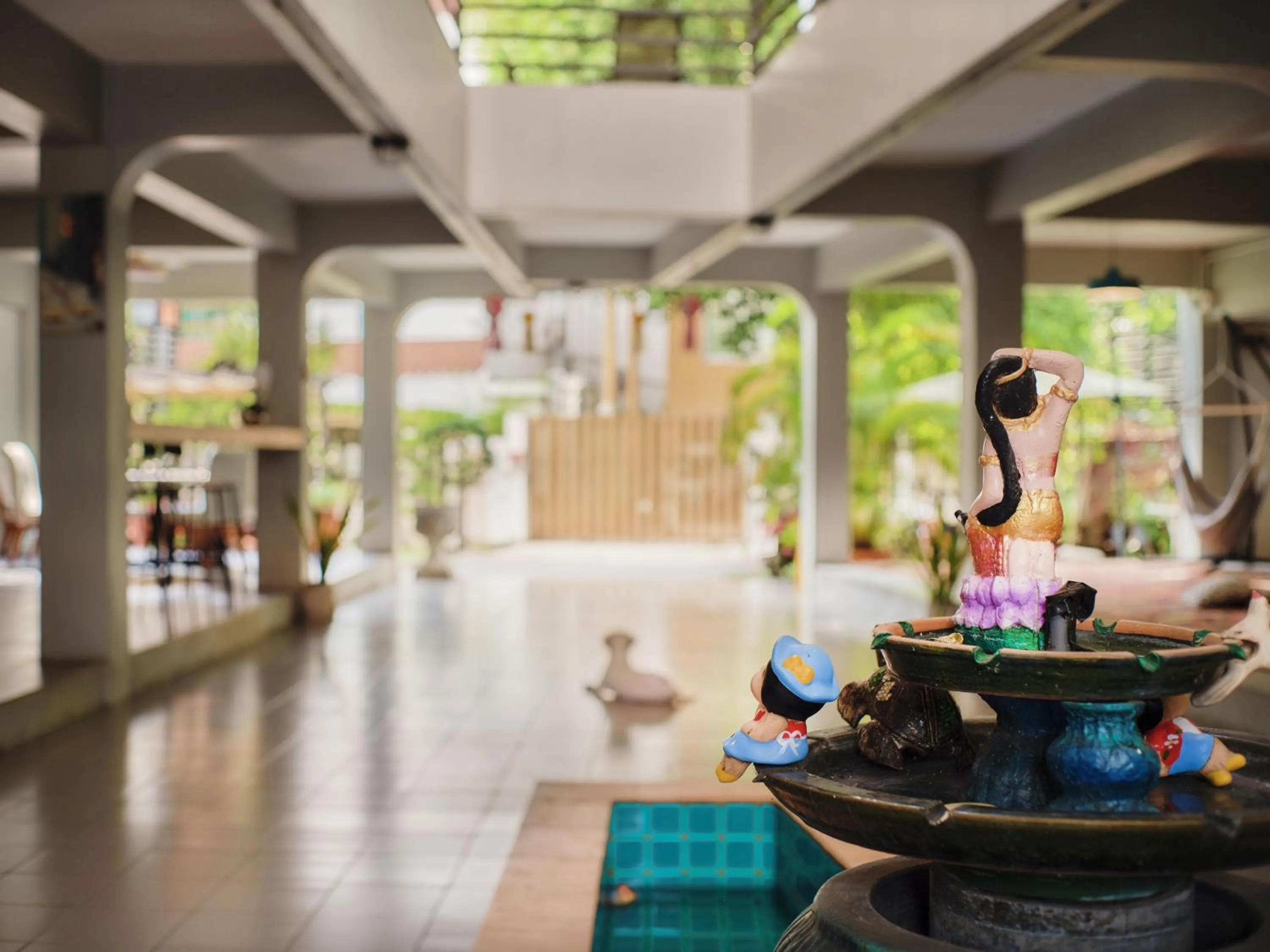 Seating area in Chiangmai Inn Guesthouse