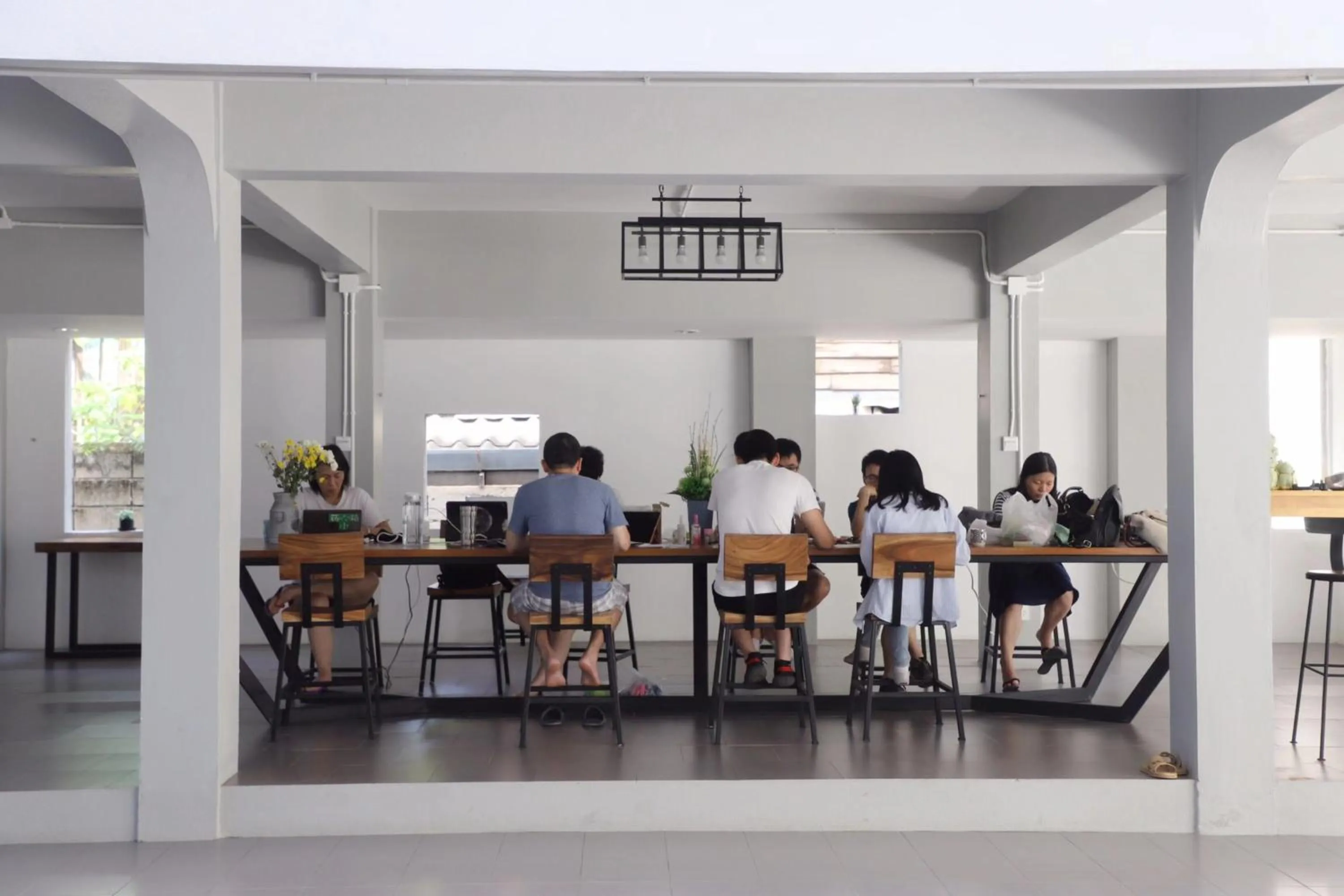 Seating area in Chiangmai Inn Guesthouse