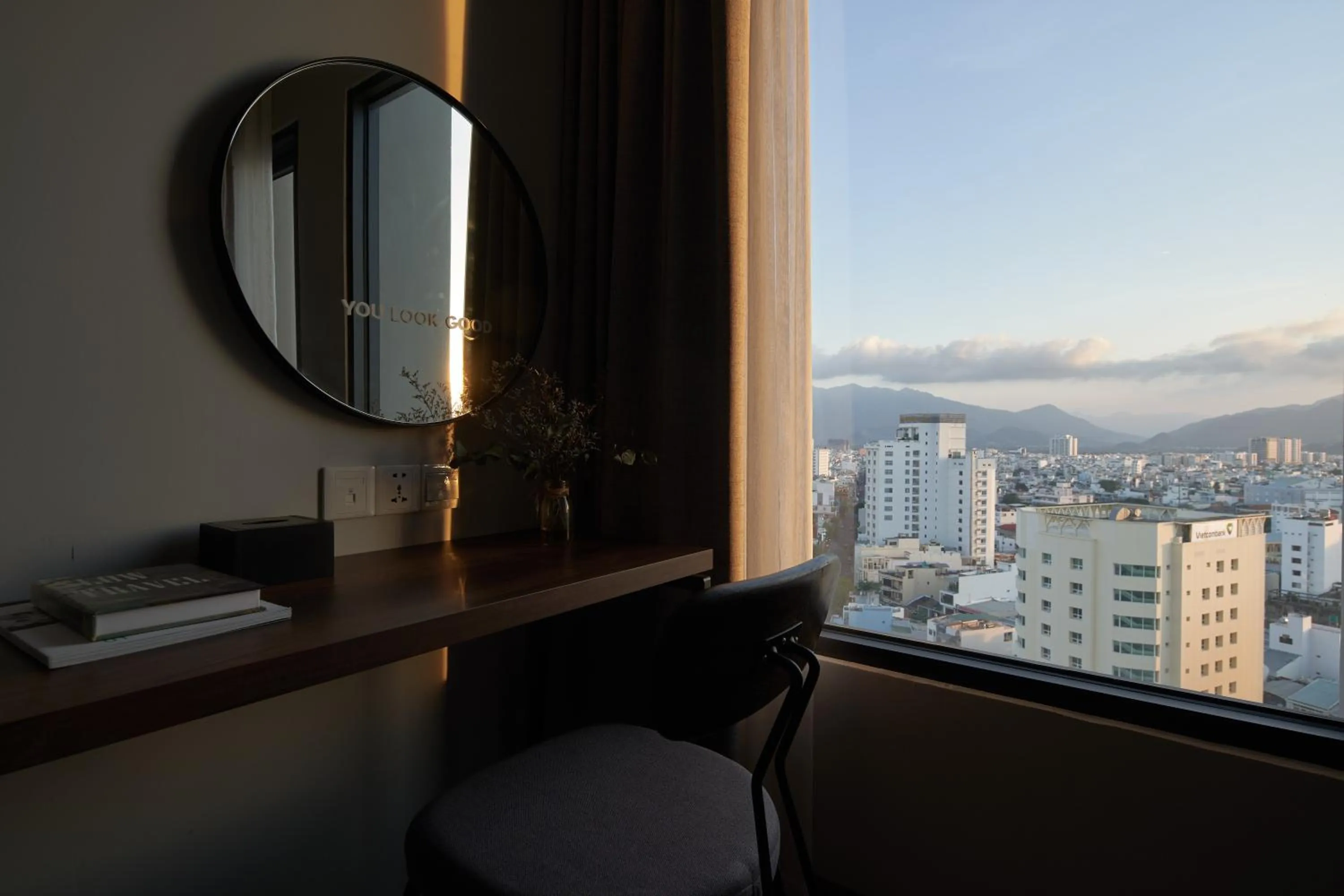 Seating area in Em Oi Boutique Hotel