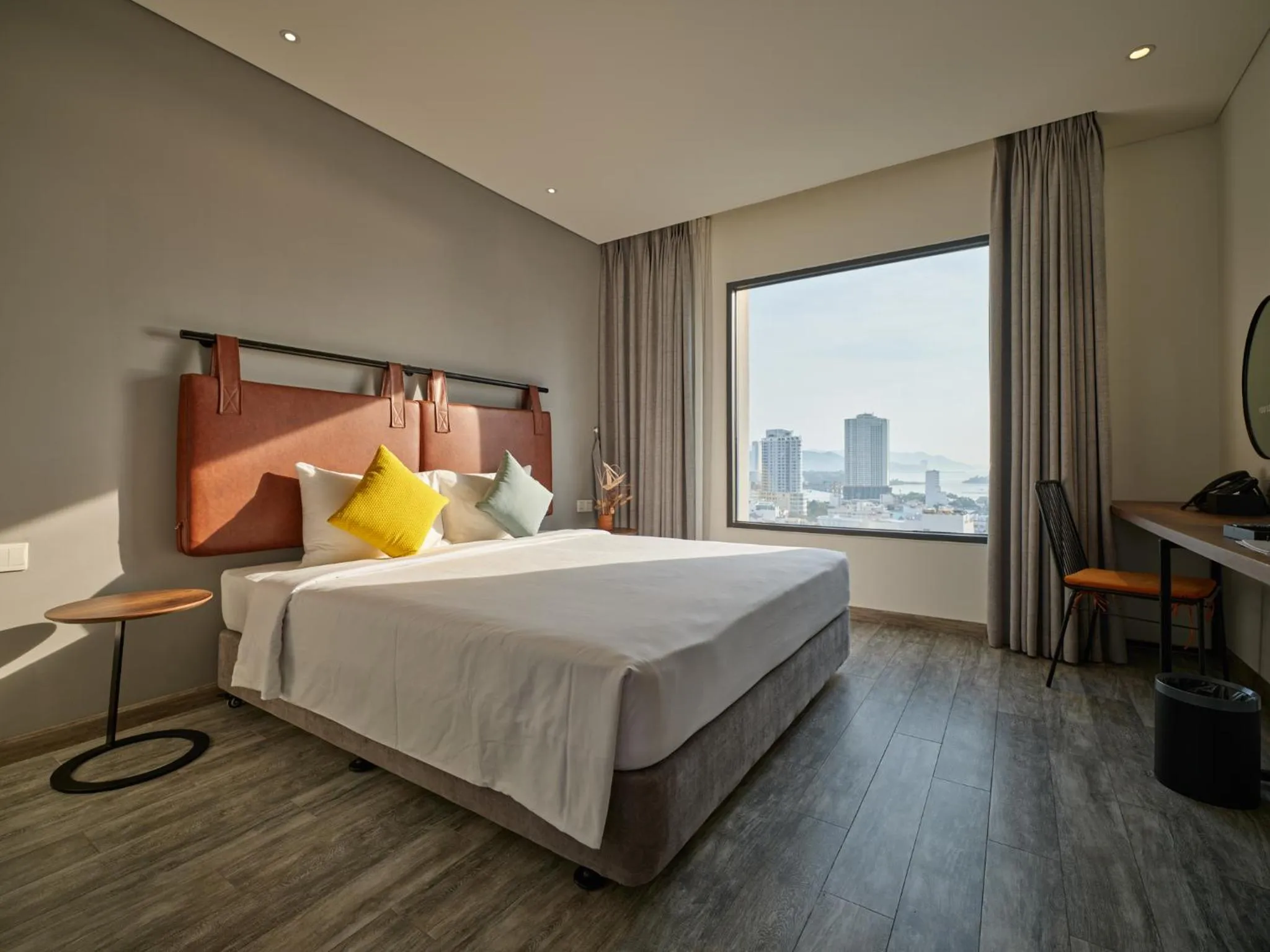 Bed in Em Oi Boutique Hotel