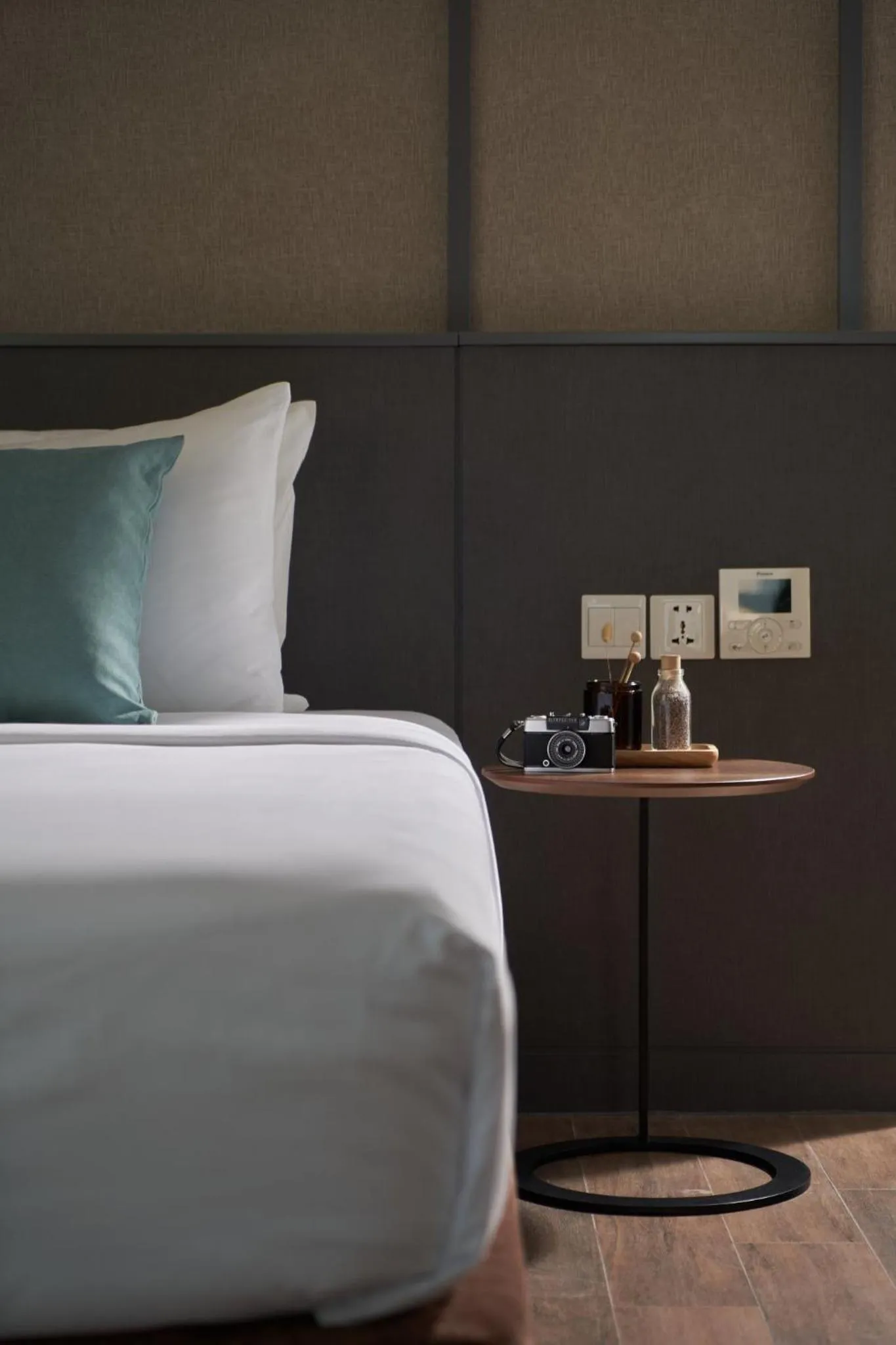 Bed in Em Oi Boutique Hotel