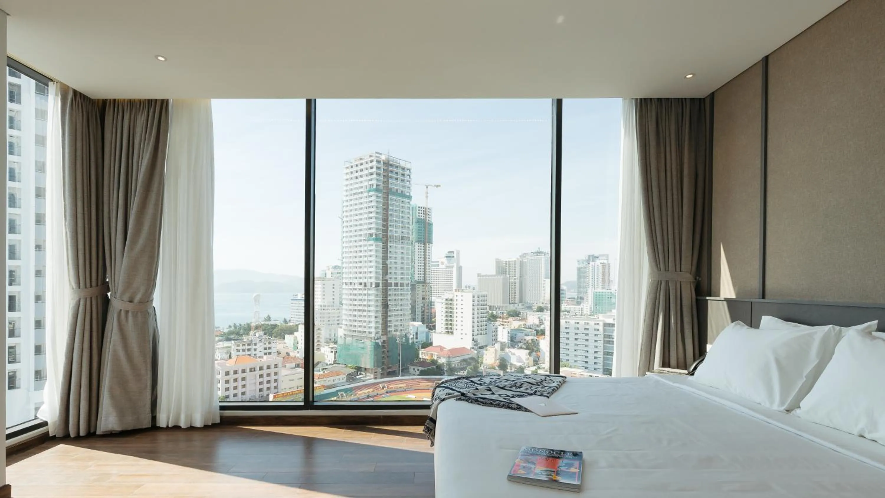 Bed in Em Oi Boutique Hotel