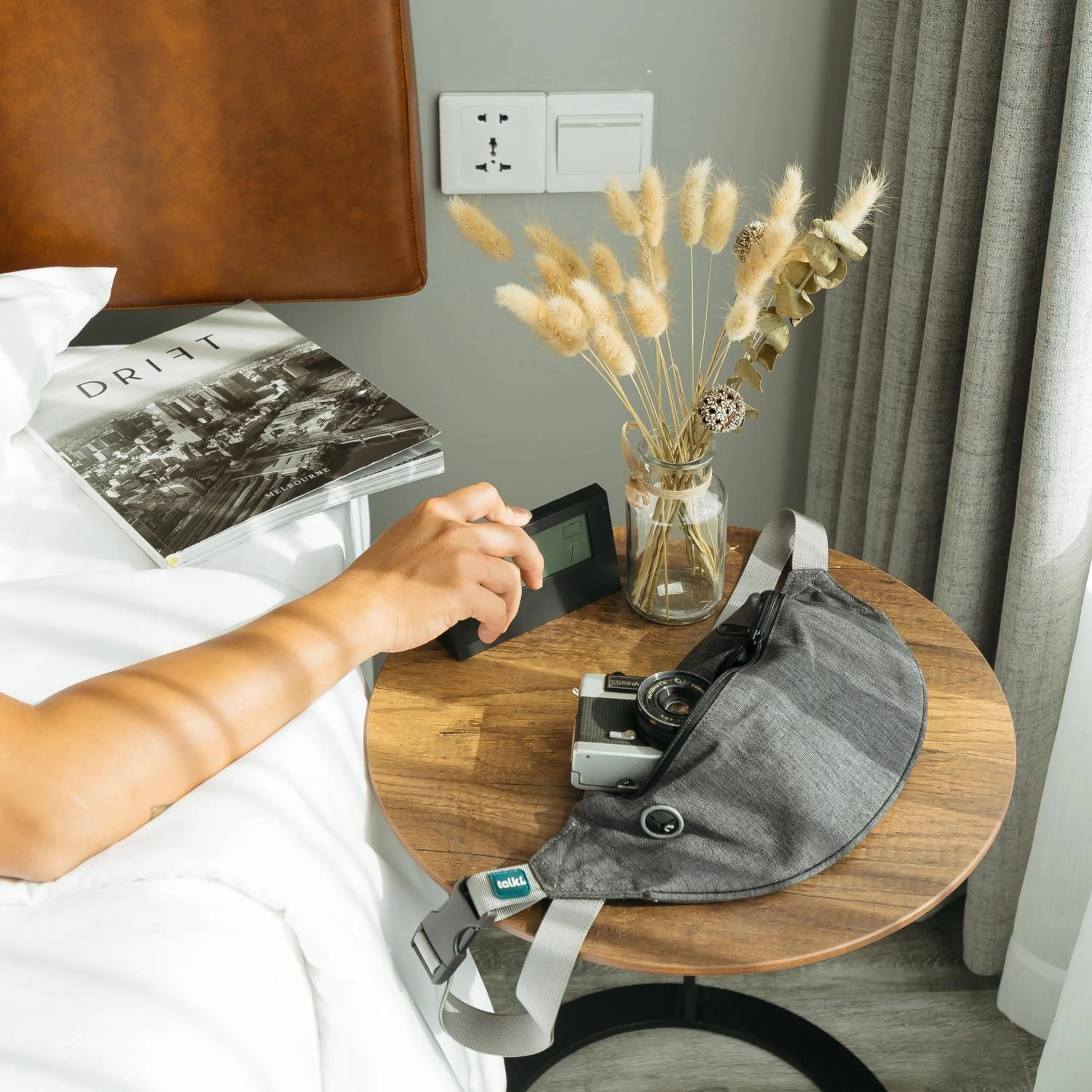 Bed in Em Oi Boutique Hotel