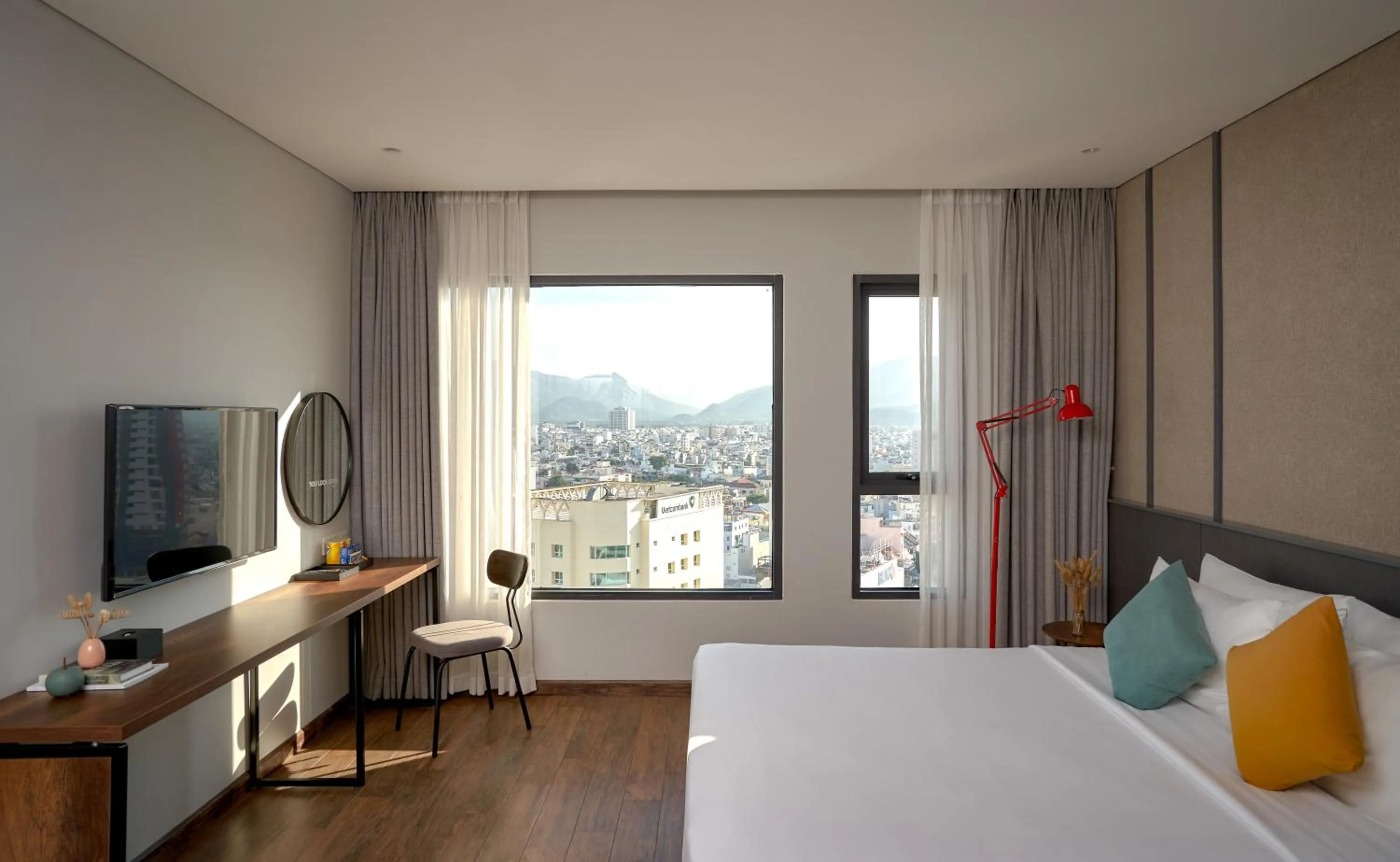 Bed in Em Oi Boutique Hotel