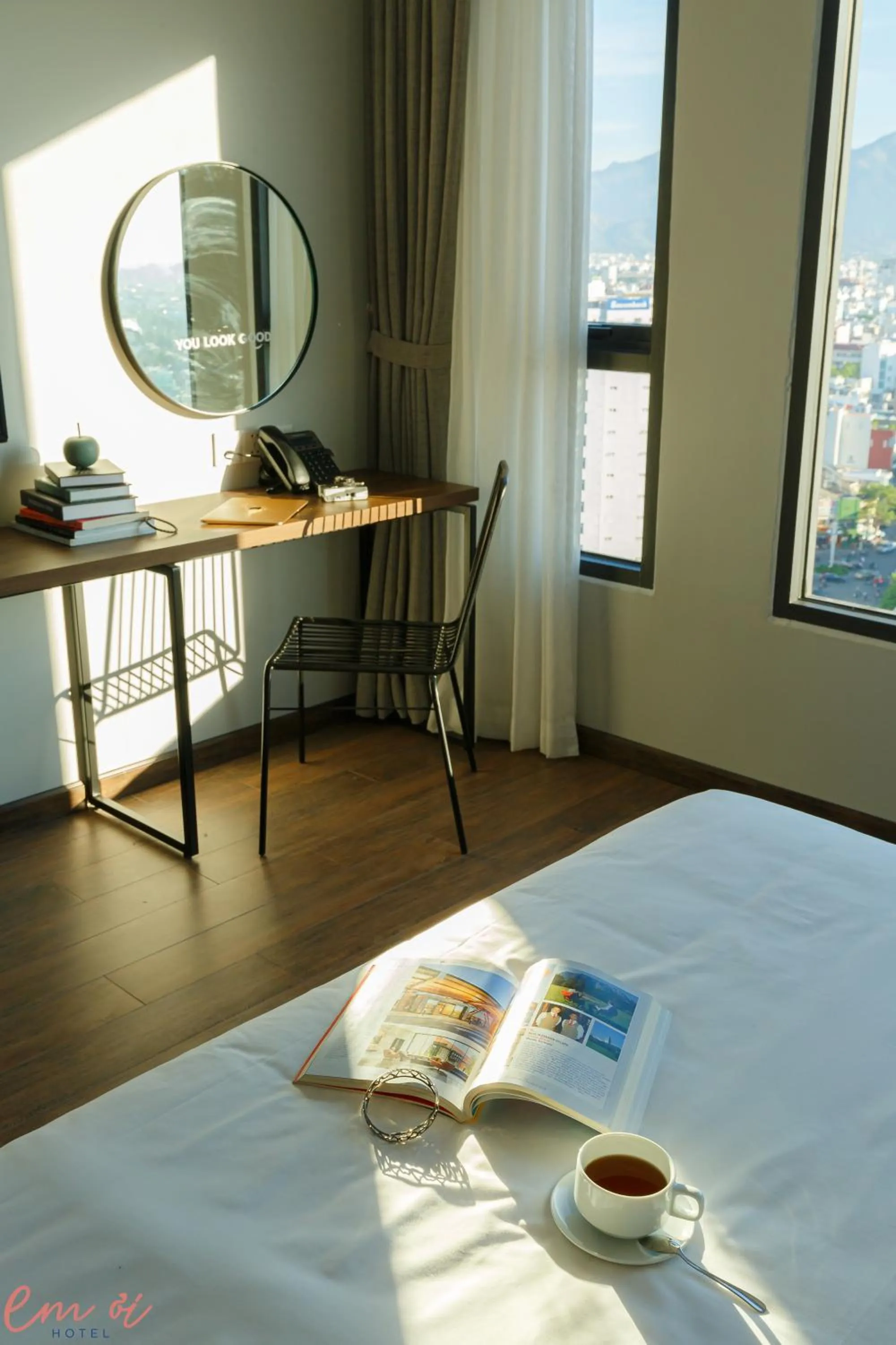 Bedroom, Bed in Em Oi Boutique Hotel