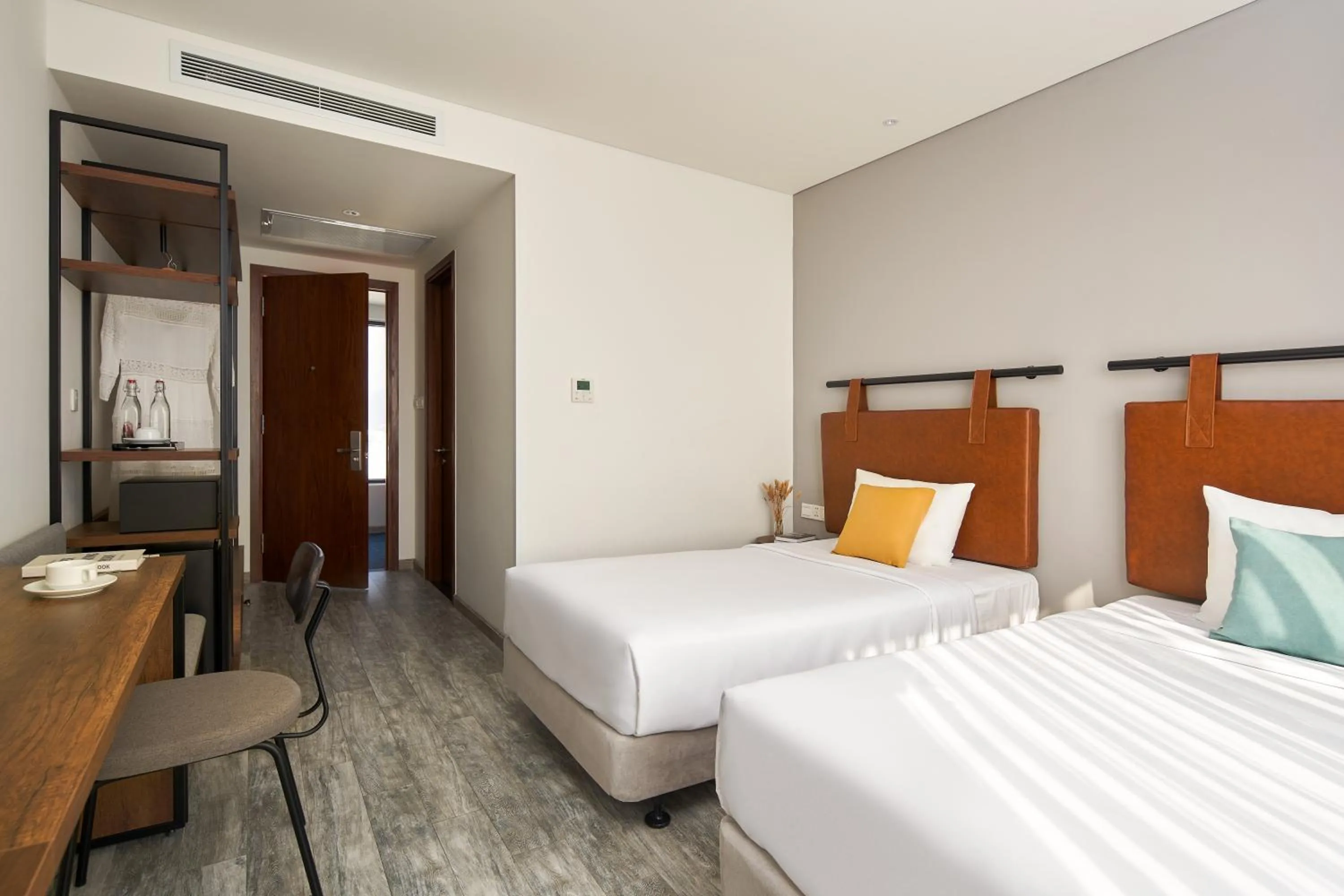 Bed in Em Oi Boutique Hotel