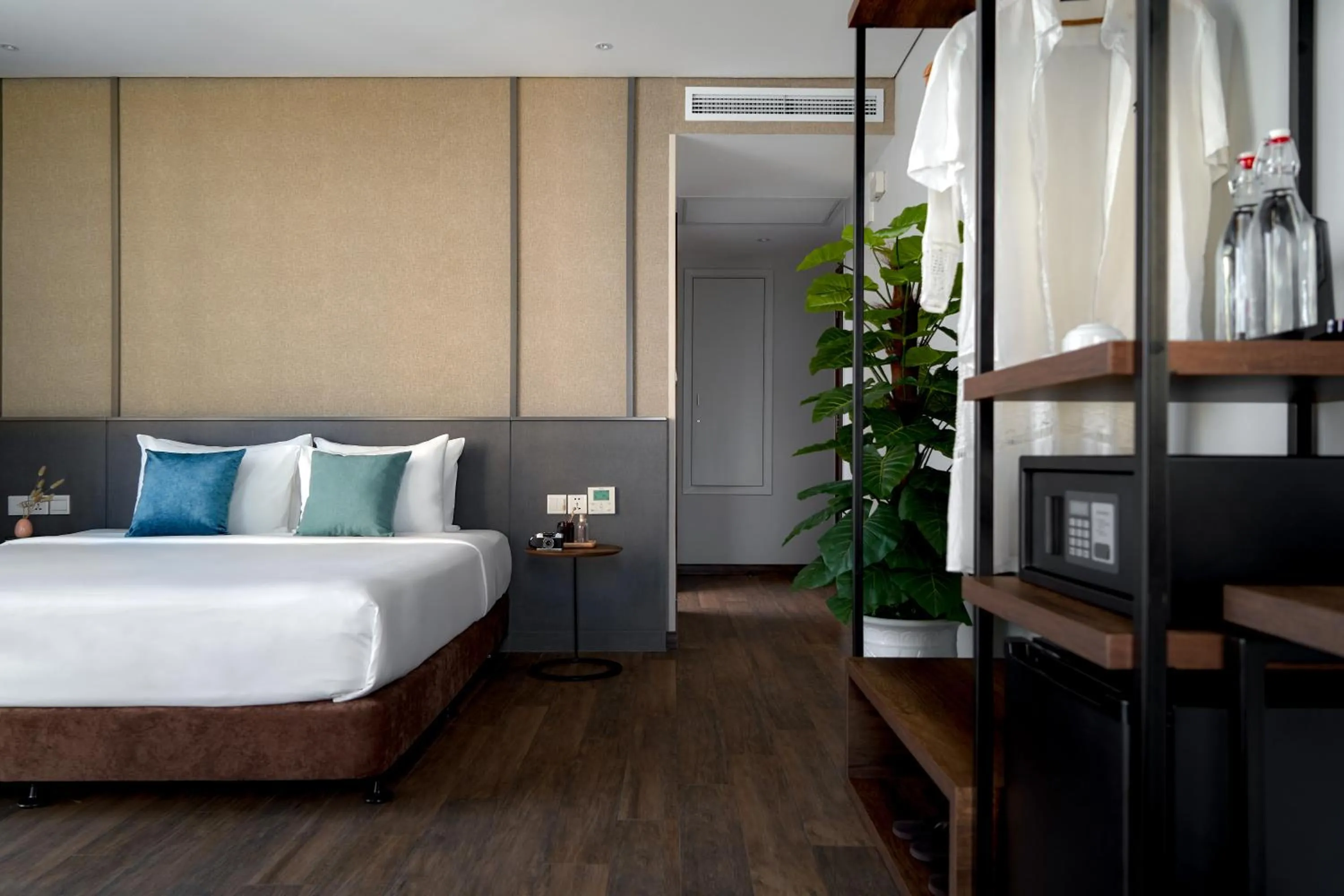 Bed in Em Oi Boutique Hotel