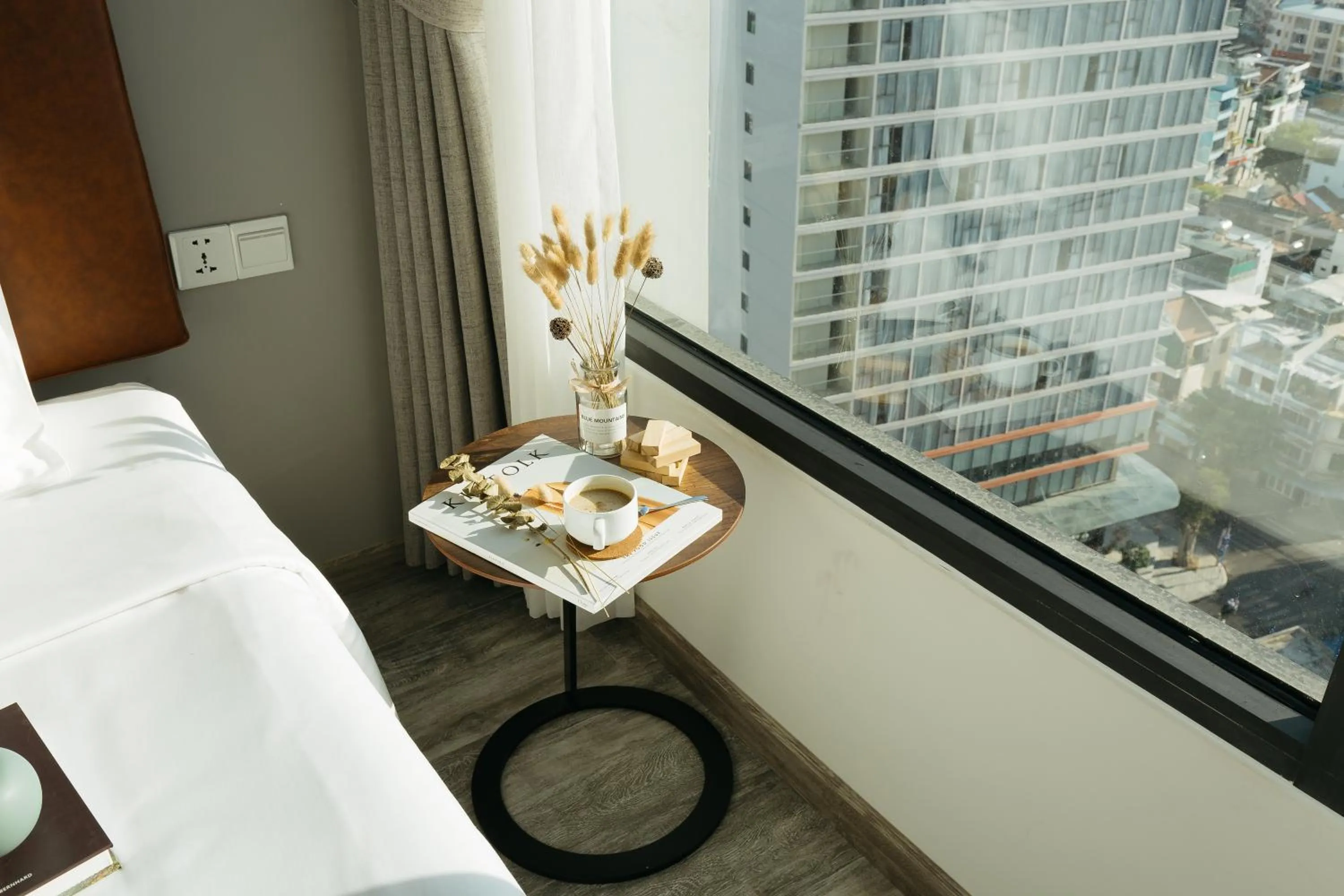 Bed in Em Oi Boutique Hotel