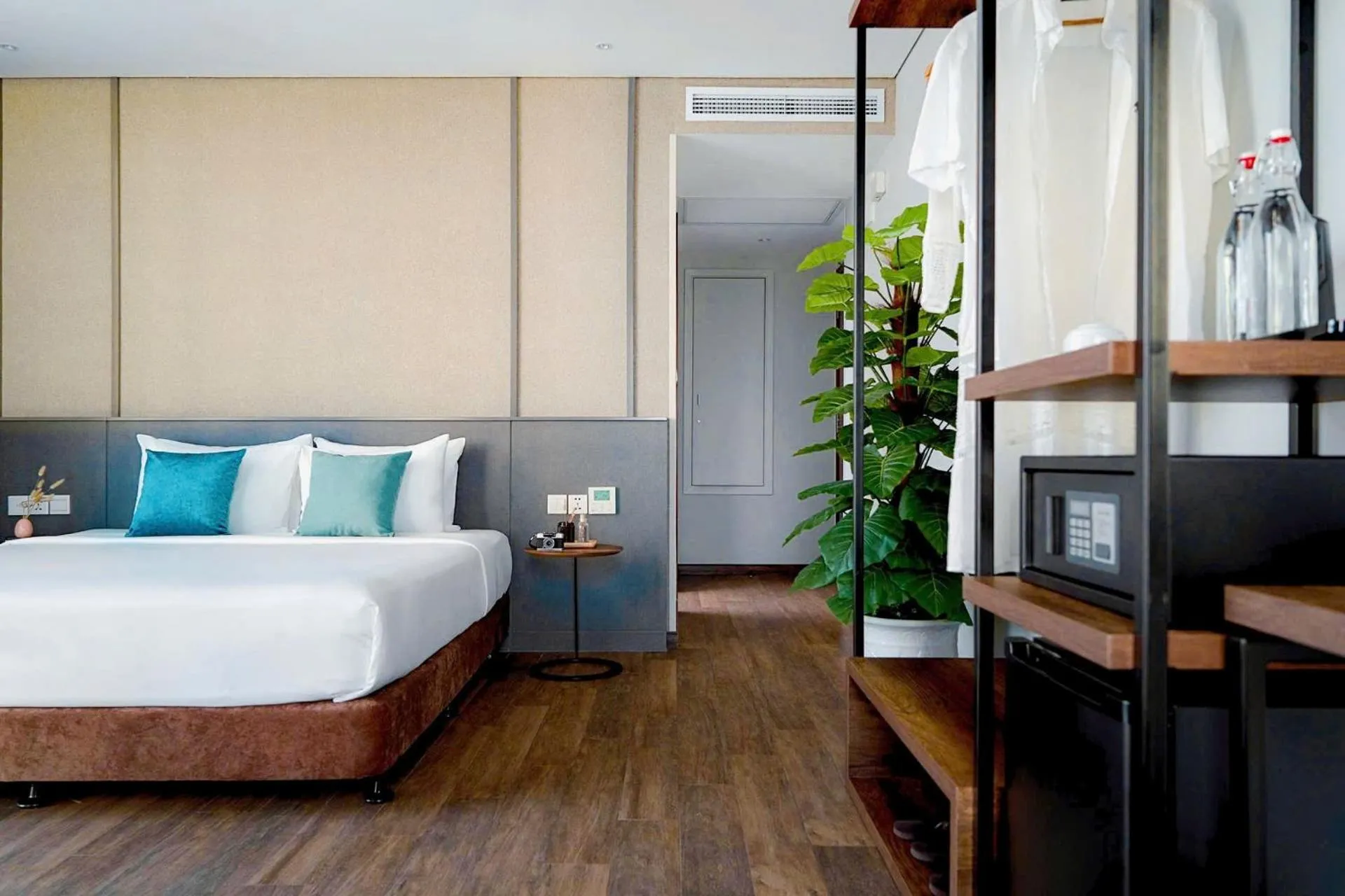 Bed in Em Oi Boutique Hotel