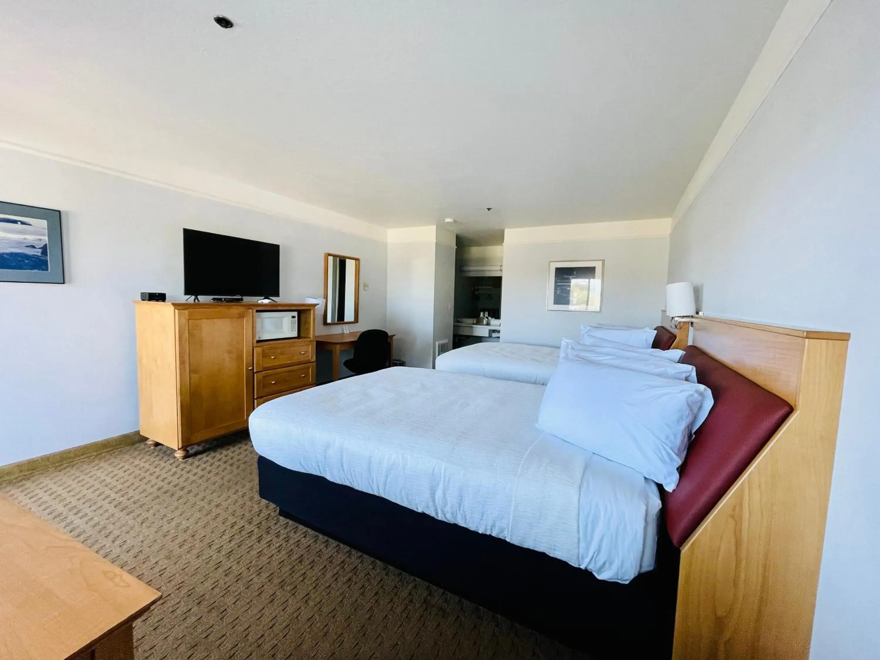 Queen Room with Two Queen Beds - Disability Access in Seabird Lodge Fort Bragg Queen Room with Two Queen Beds - Disability Access in Seabird Lodge Fort Bragg