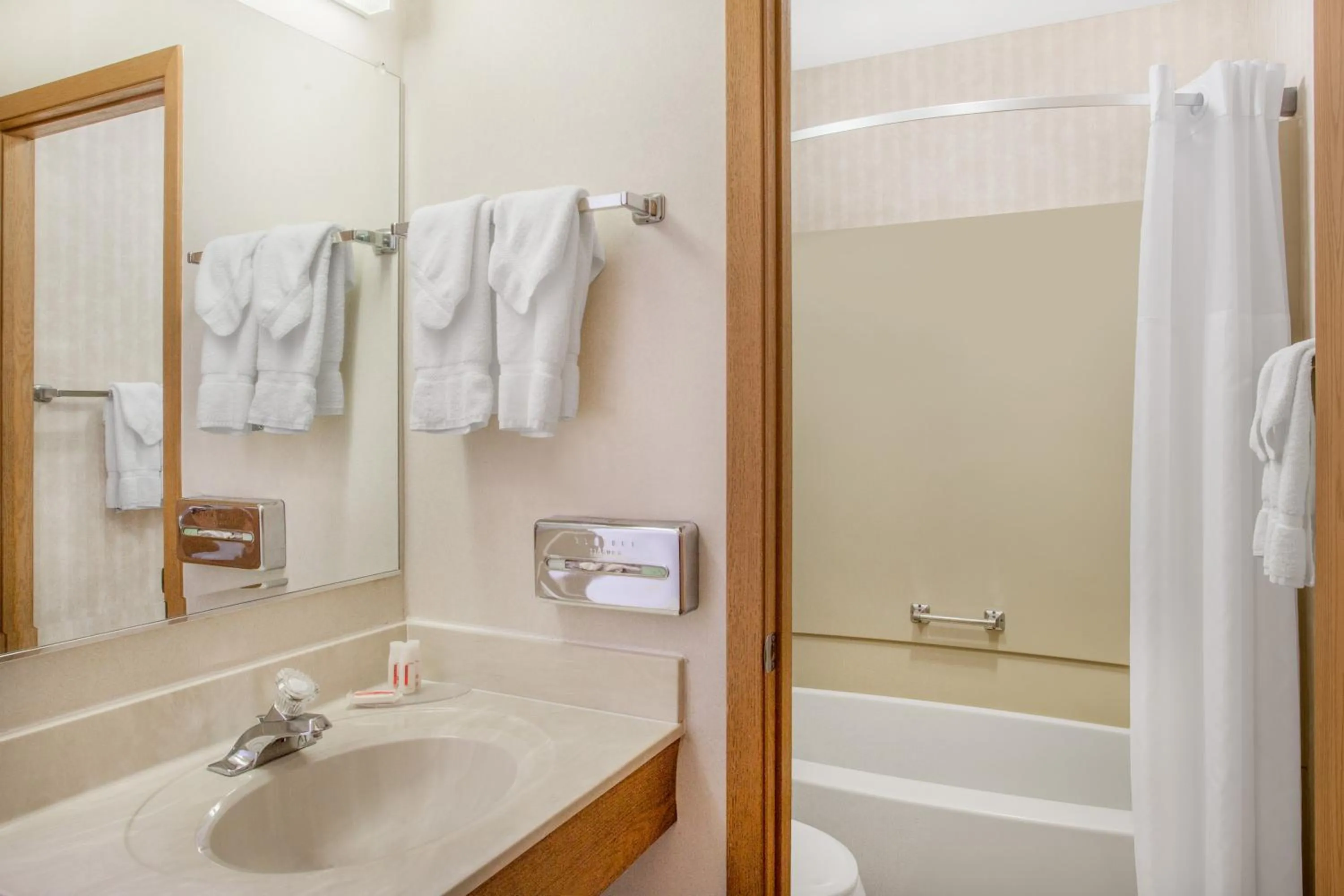 Bathroom in Days Inn by Wyndham Marquette