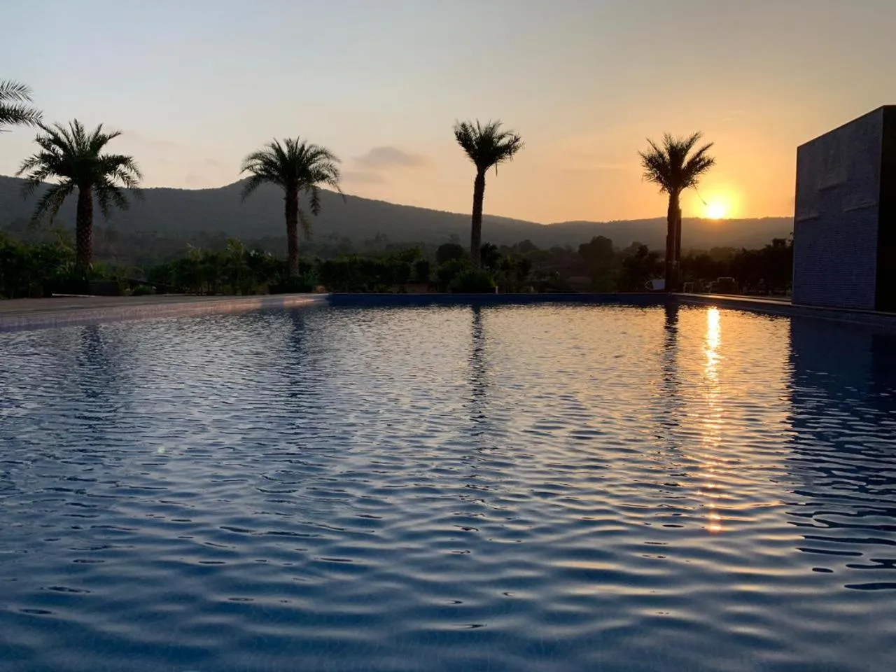 Swimming pool in Regenta Resort Belagavi