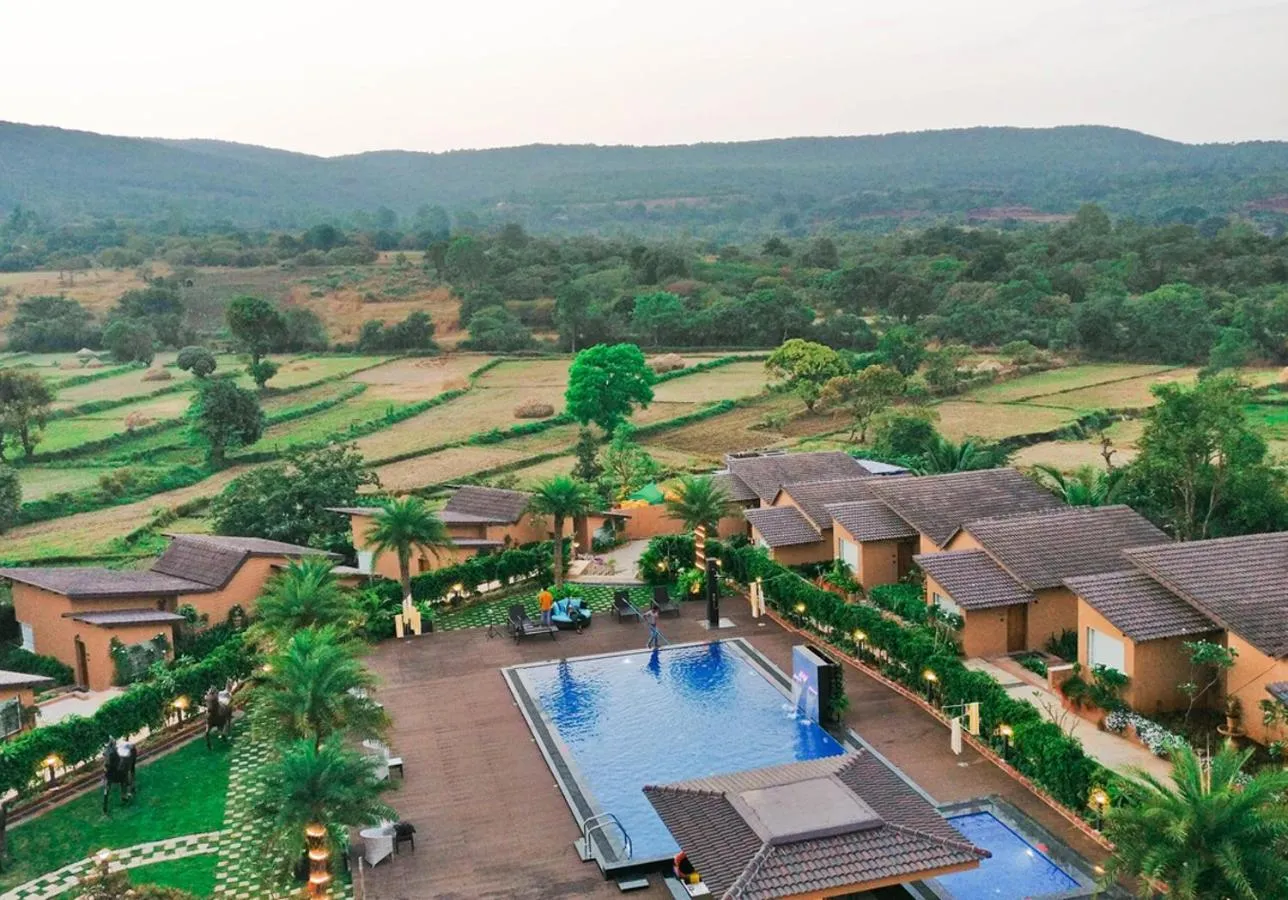 Swimming pool in Regenta Resort Belagavi