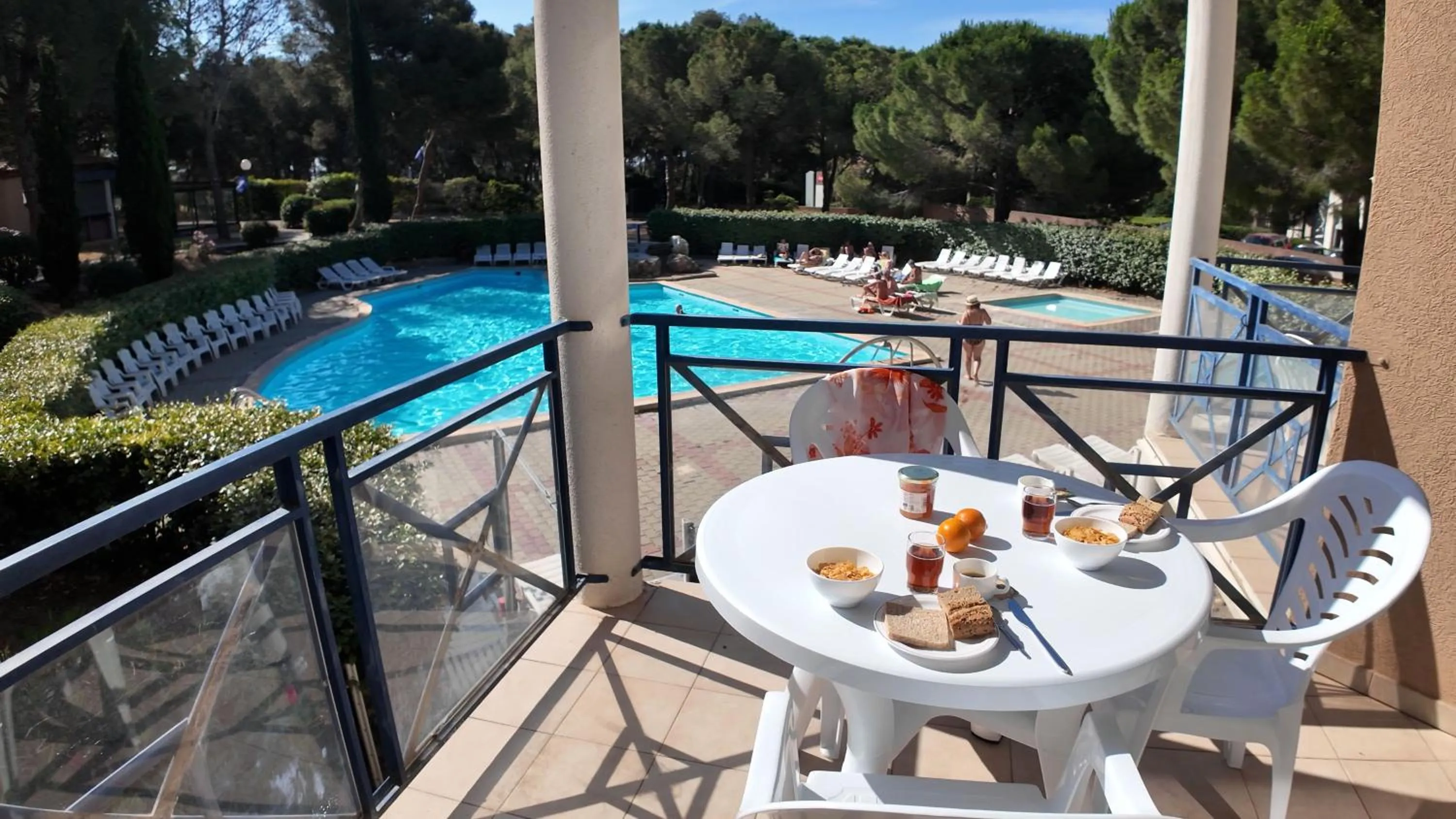 Balcony/Terrace in Résidence Goélia Arcadius