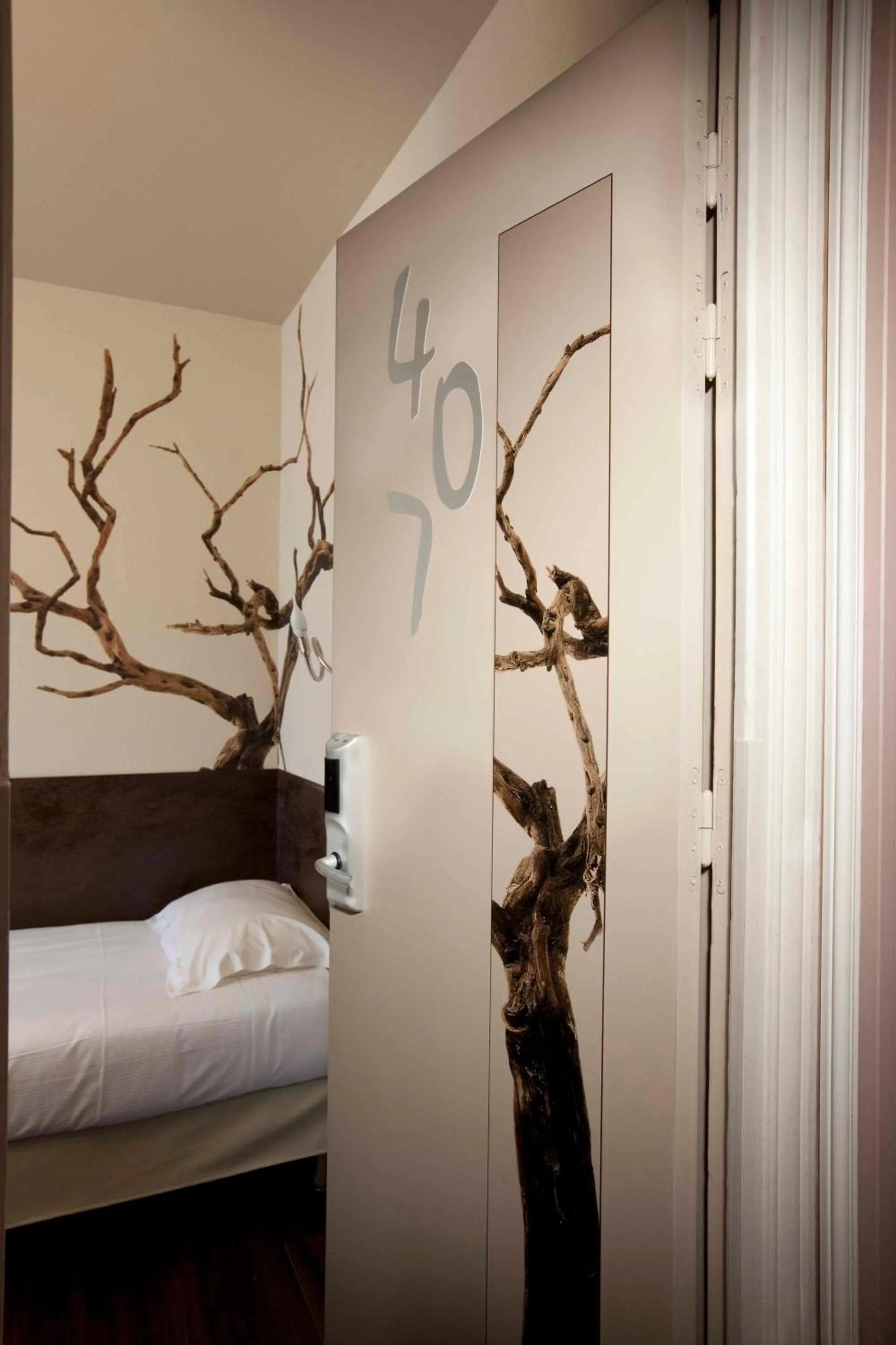 Bed in Hotel Vivaldi