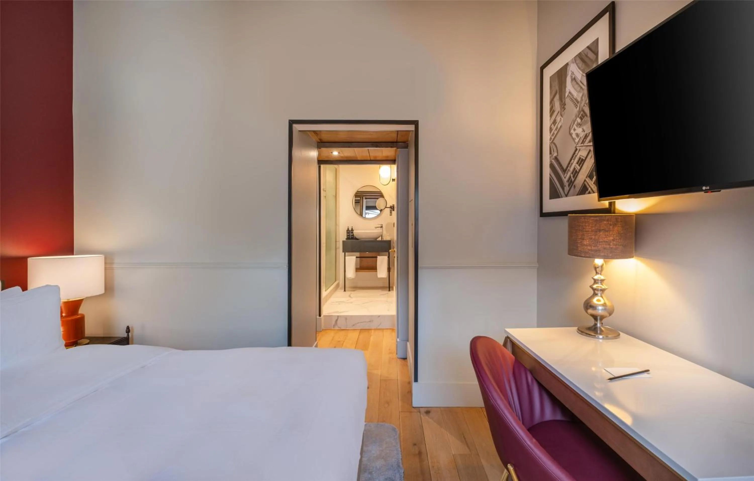 Bedroom, Bed in Cour des Loges Lyon, A Radisson Collection Hotel