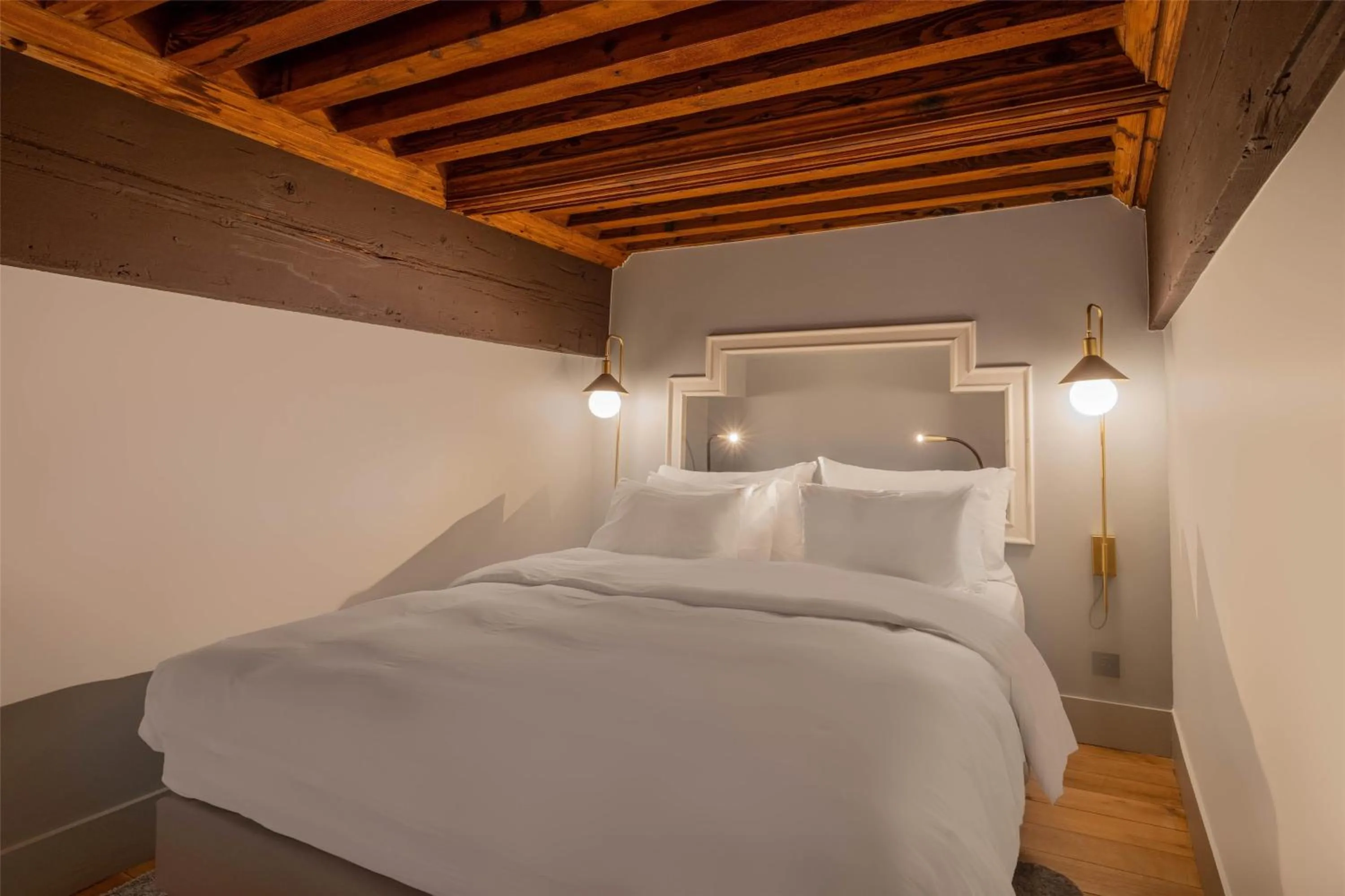Bedroom, Bed in Cour des Loges Lyon, A Radisson Collection Hotel
