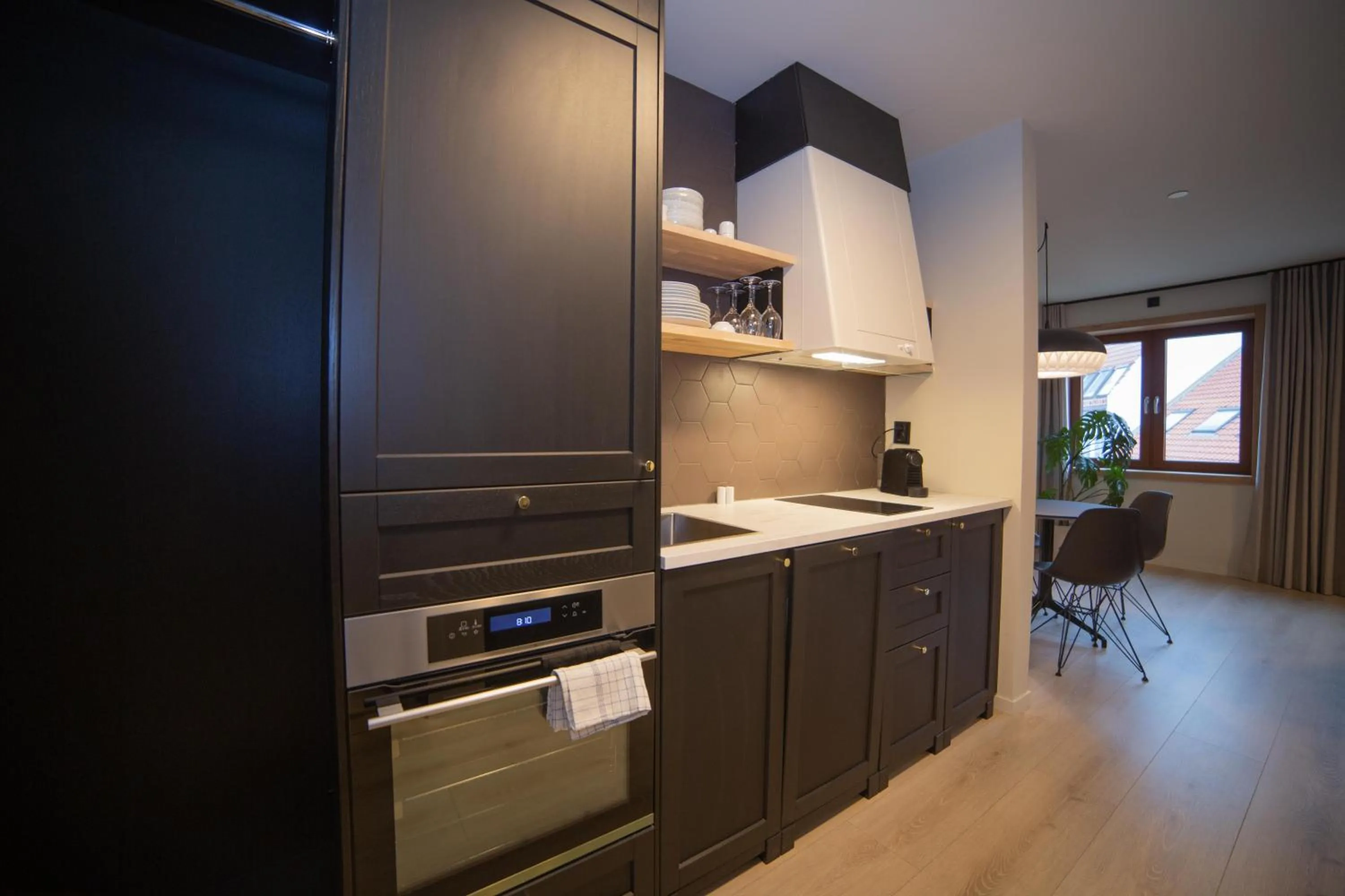 Kitchen or kitchenette in Home Again Apartments Kirkegata