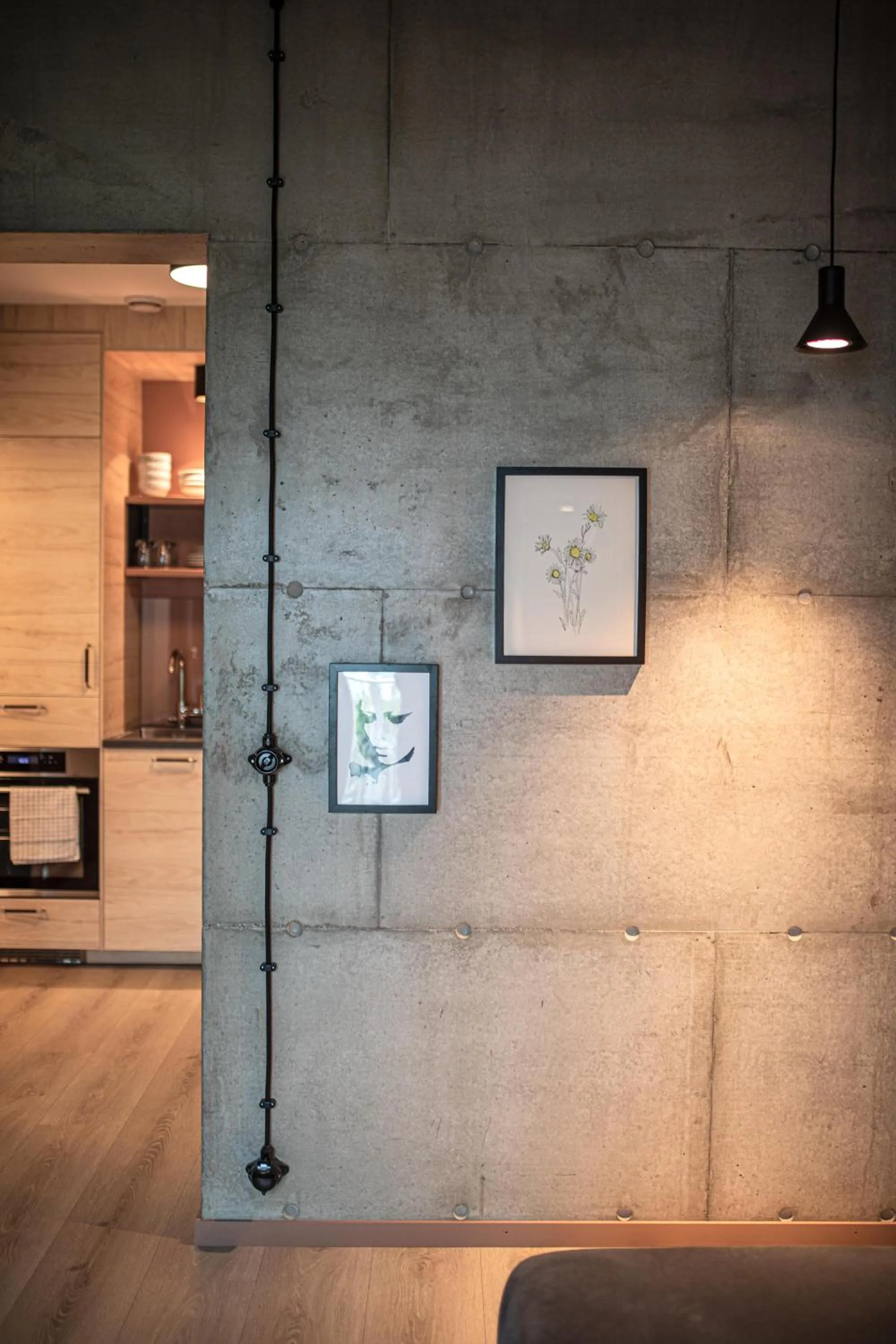 Decorative detail in Home Again Apartments Kirkegata