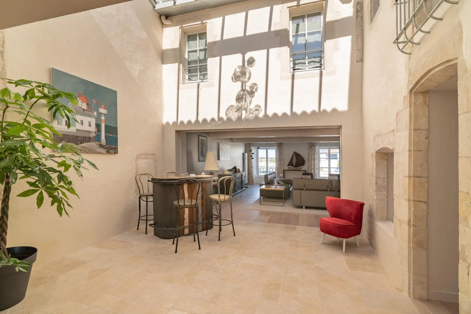 Living room in Villa de L'Eclusier