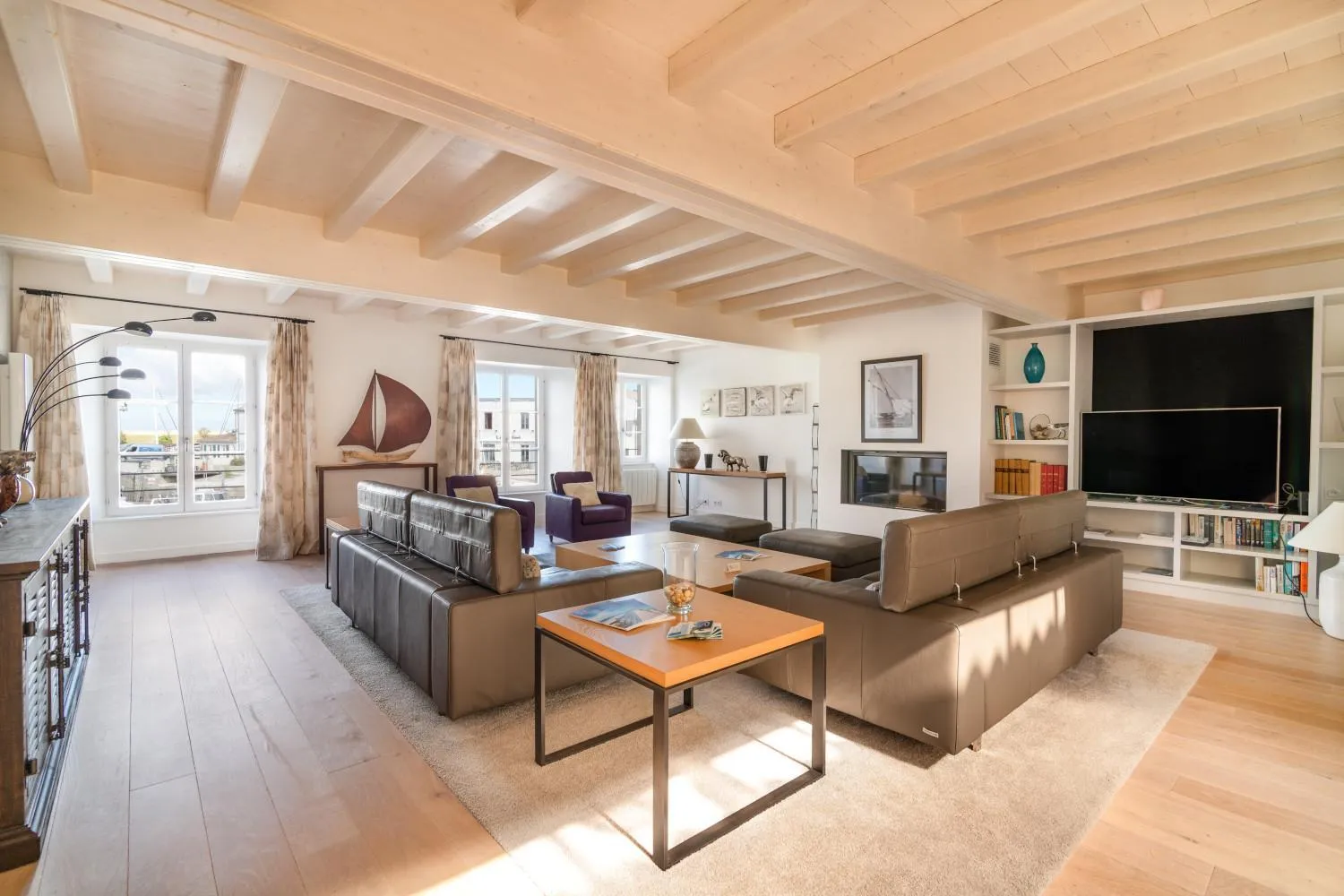 Living room in Villa de L'Eclusier