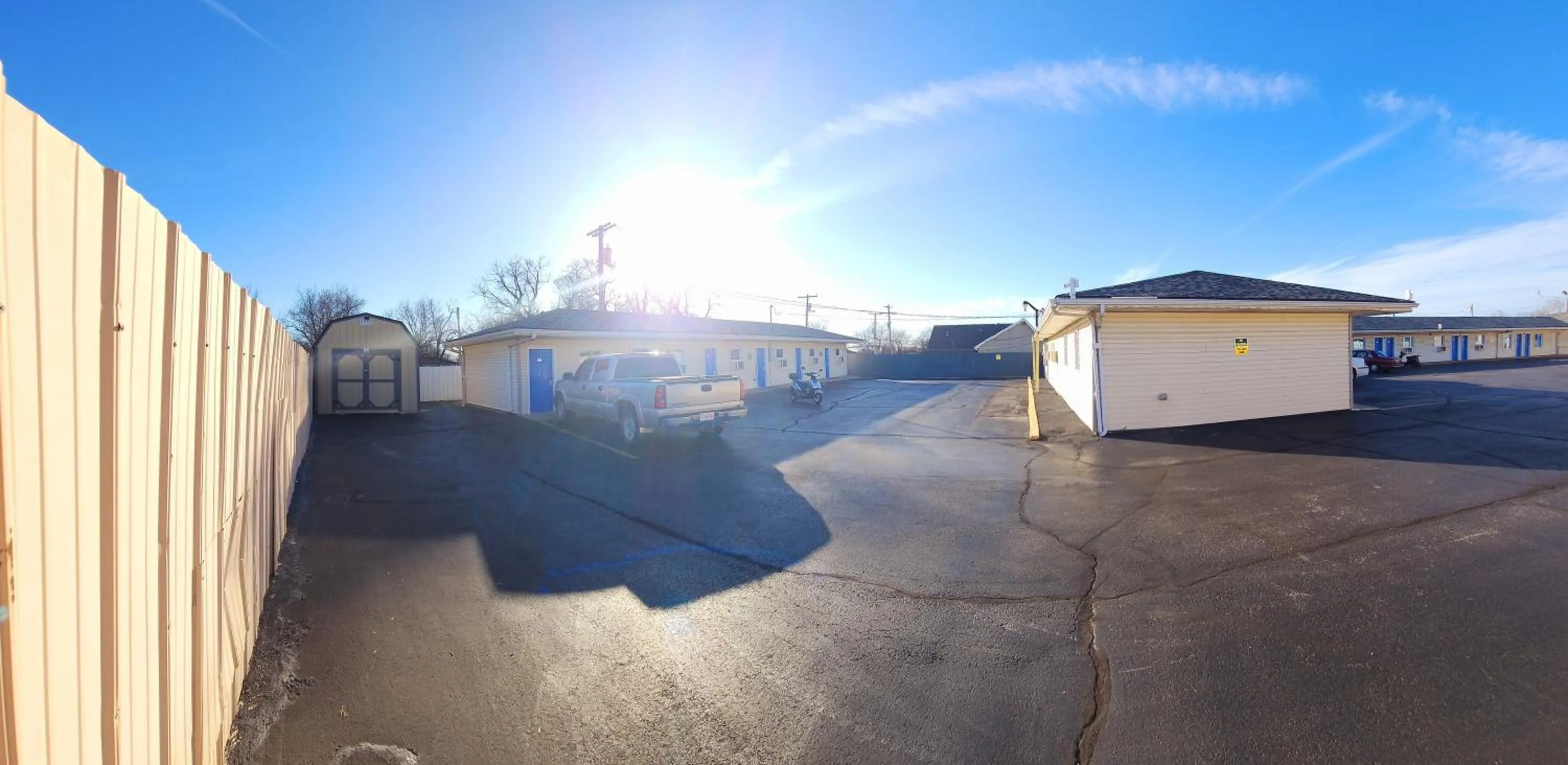 Property building in Plaza Motel