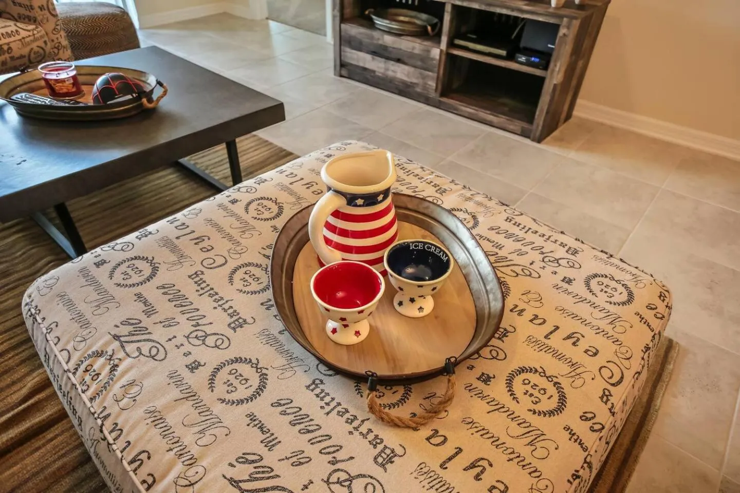 Living room in H - New 2 Bedroom Condo - 5 Miles to Disney - Free Water Park