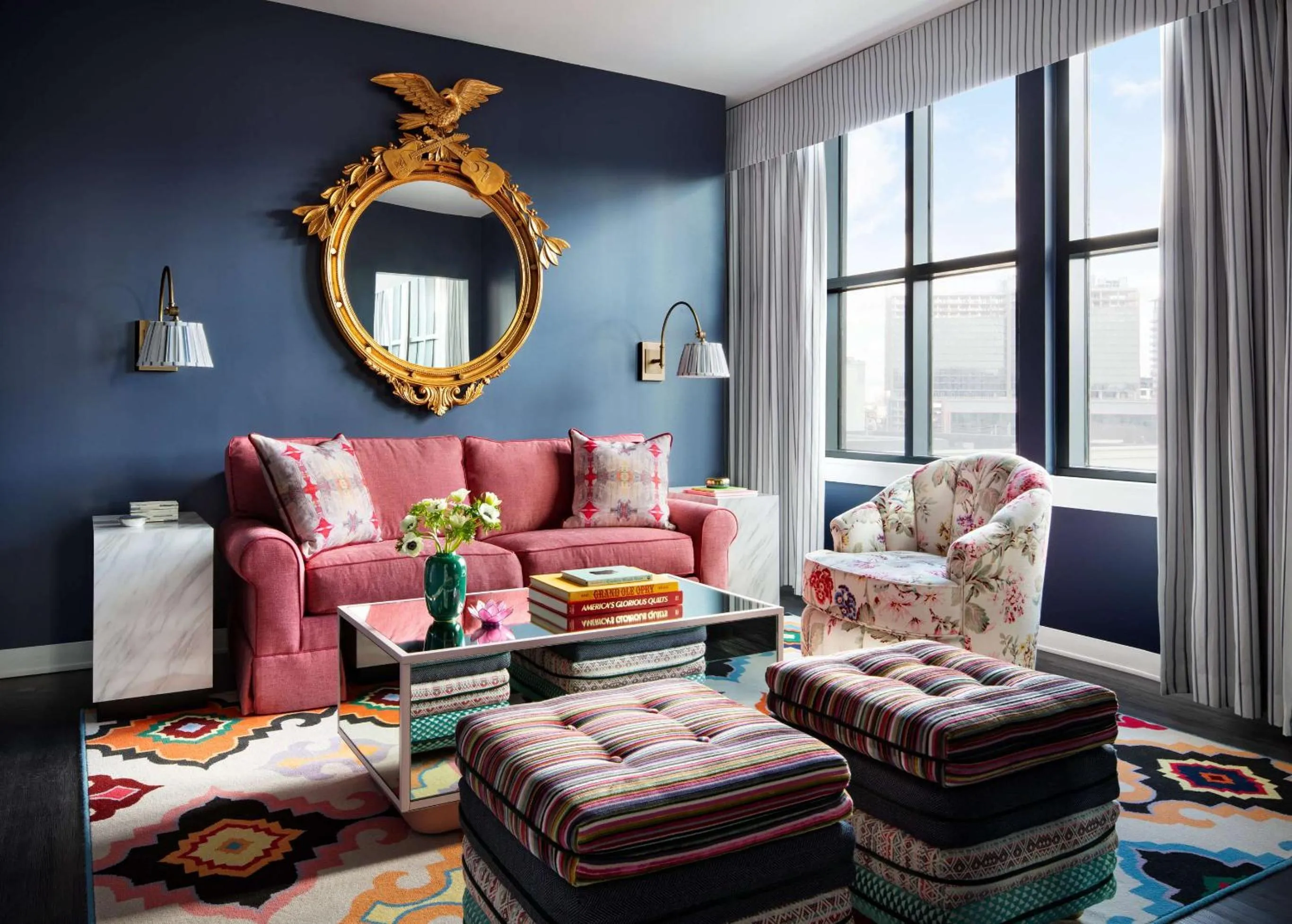 Living room in Graduate by Hilton Nashville