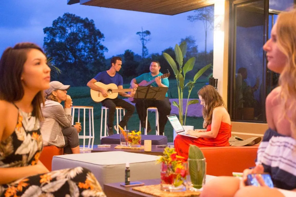 Balcony/Terrace in Kinkara Luxury Retreat