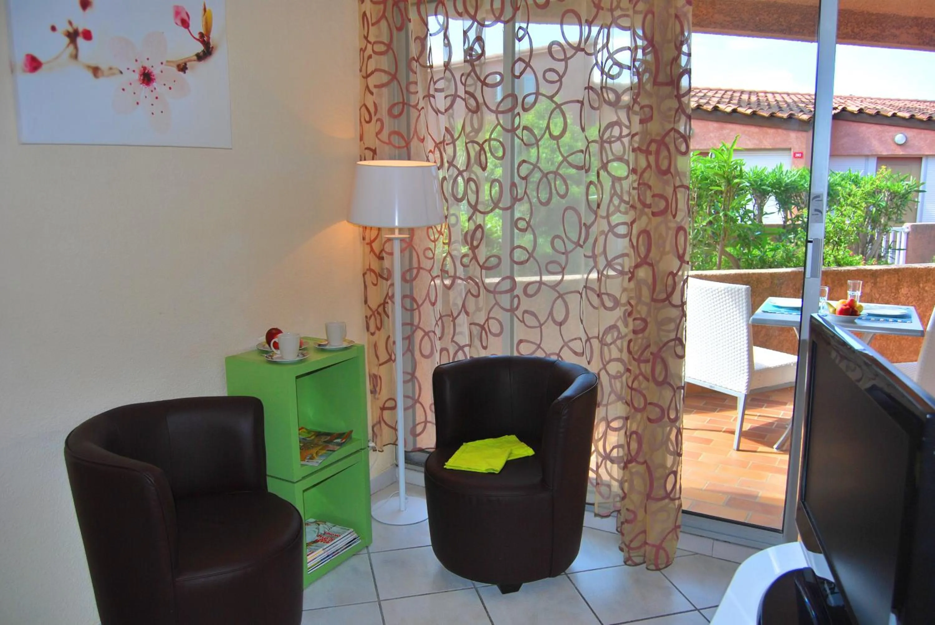 Living room in Lagrange Grand Bleu Vacances – Résidence Les Jardins de Neptune