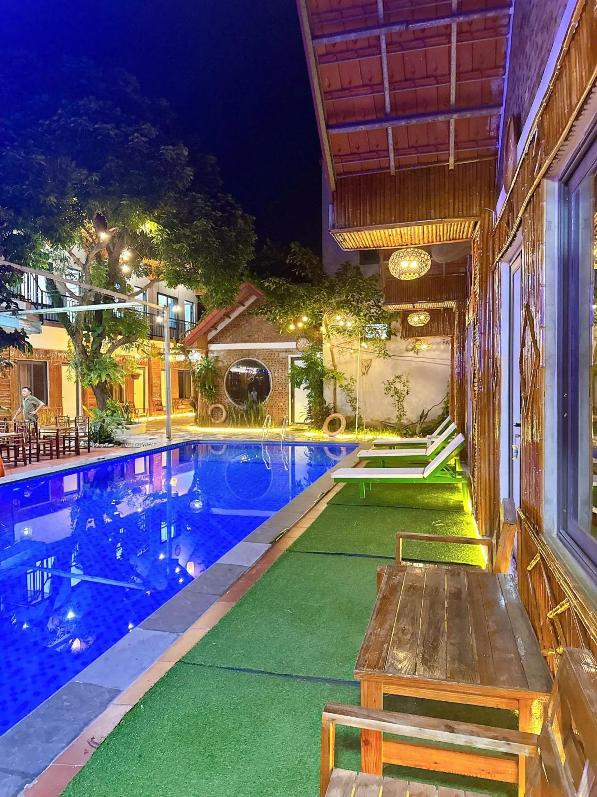 Patio in Tam Coc Charming Bungalow