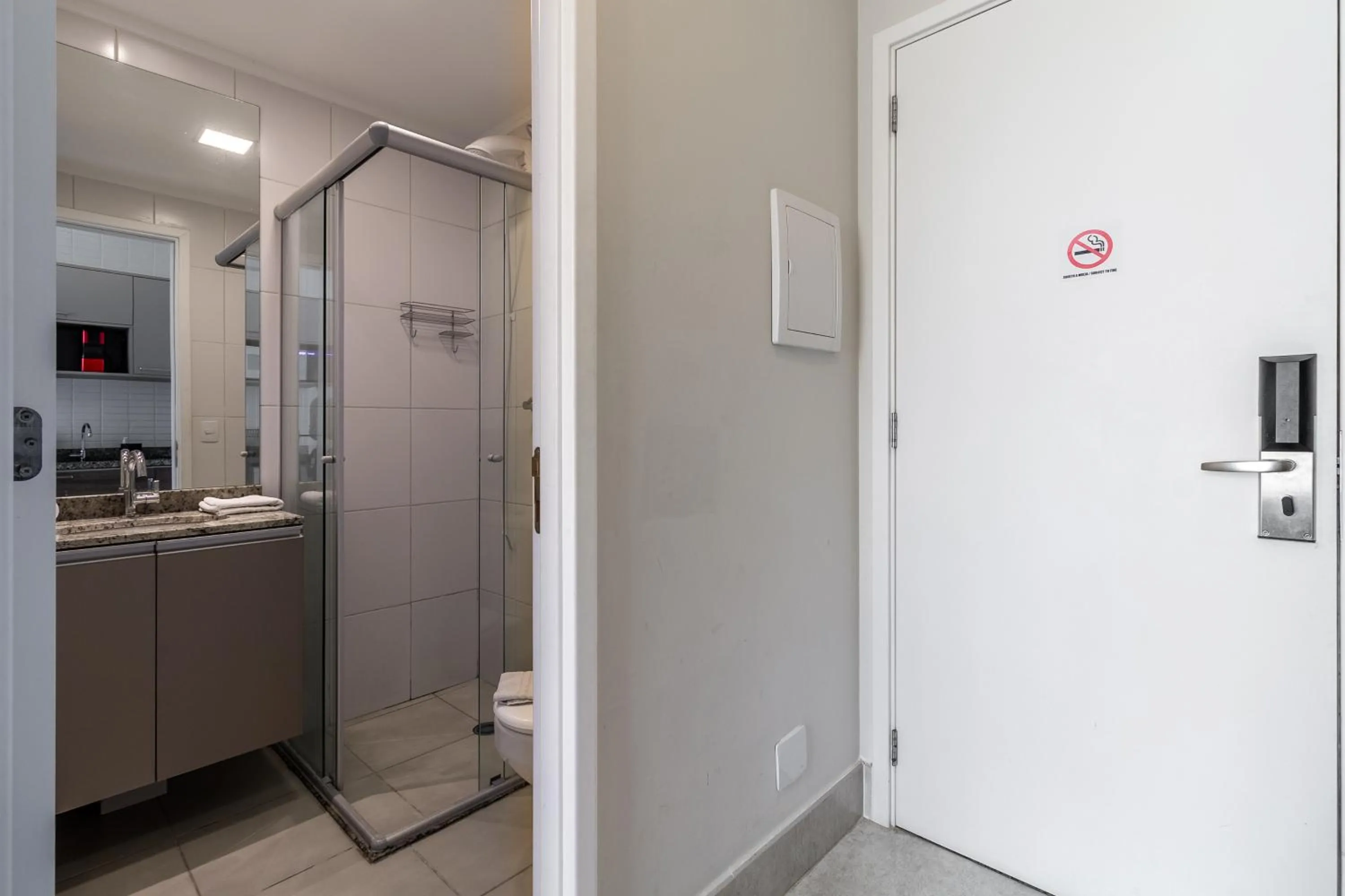 Bathroom in Jacques Pilon Residence