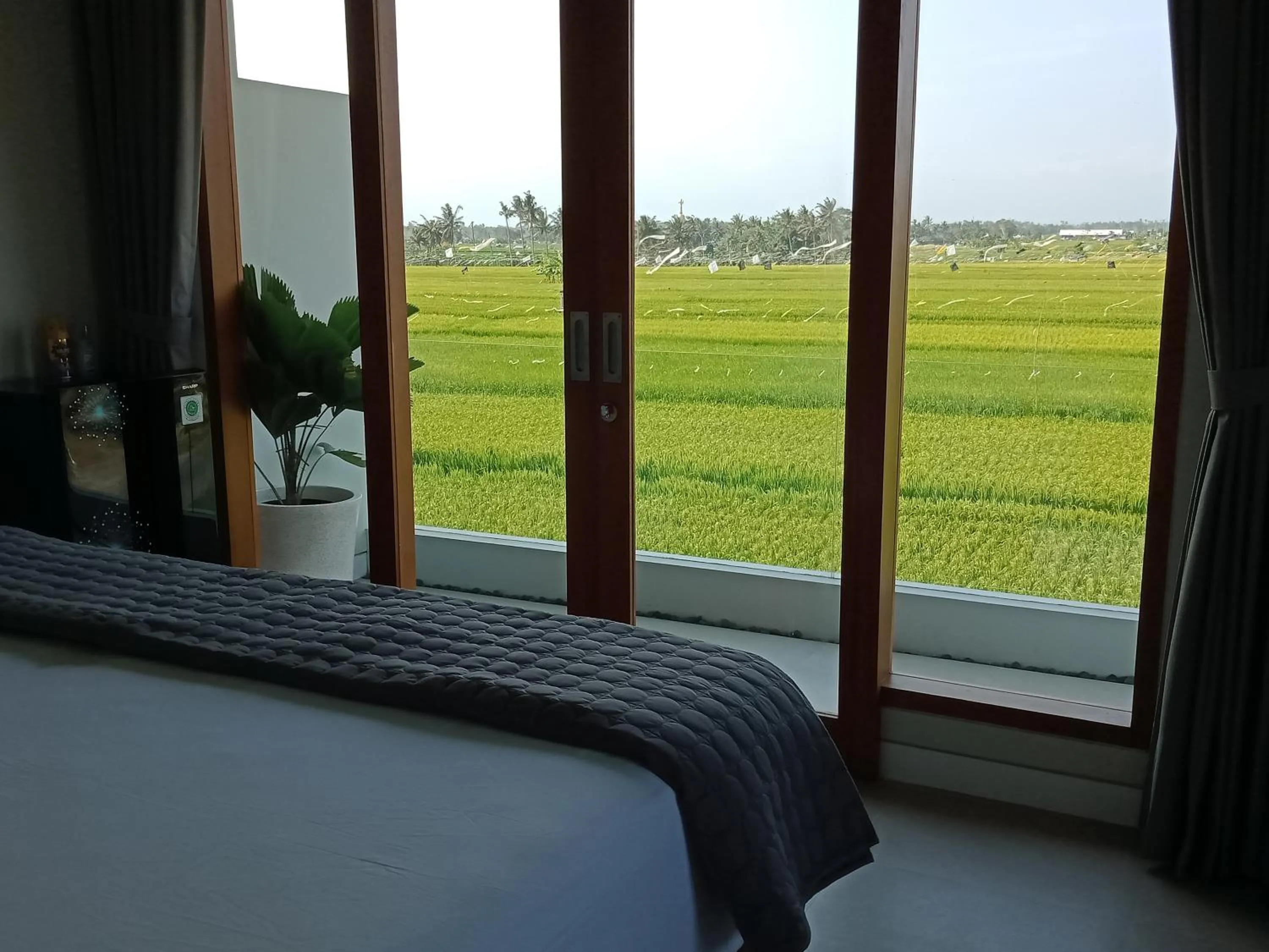 View (from property/room), Bed in Bali Harmony Retreat