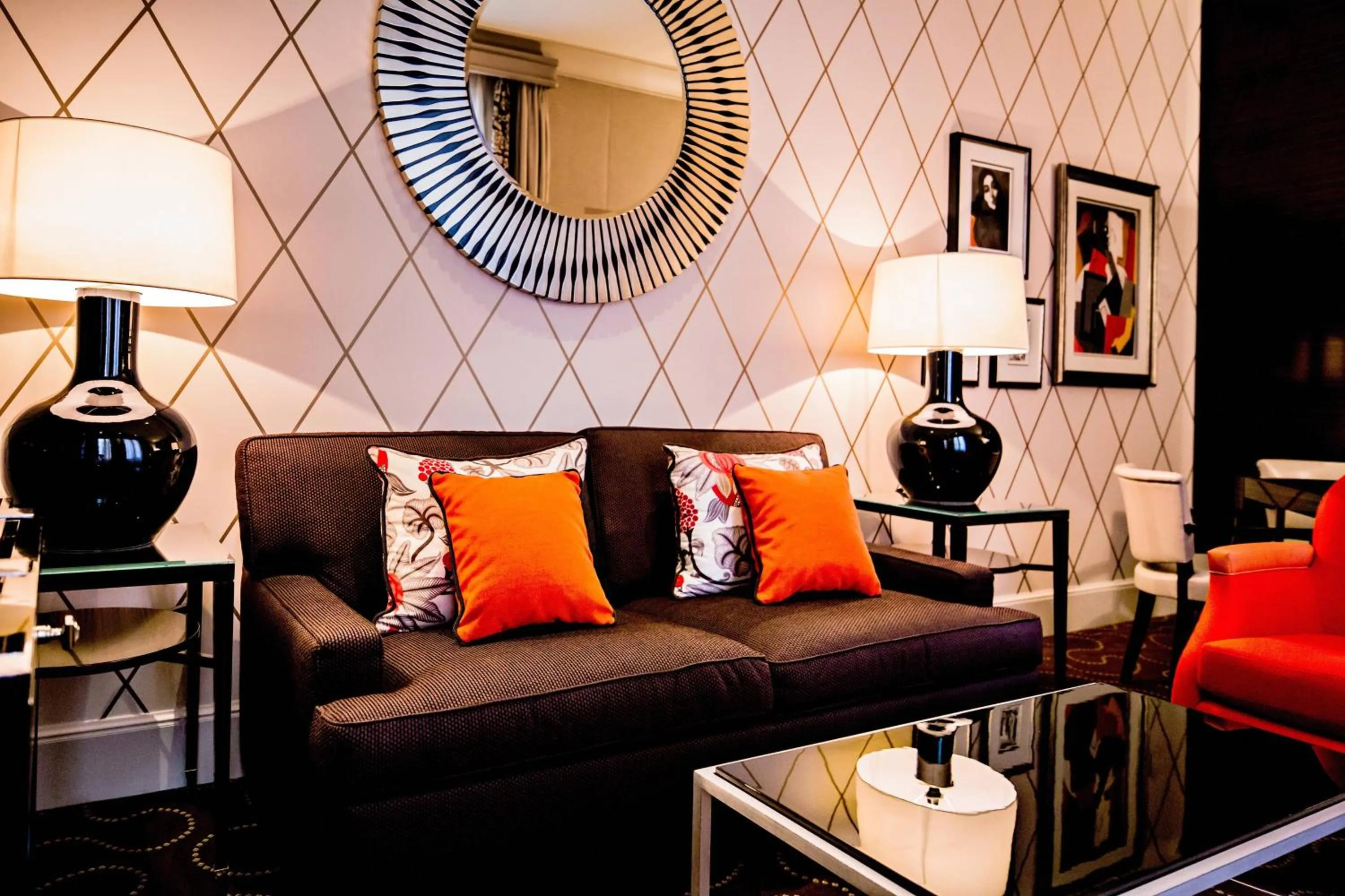 Living room in Prince de Galles, a Luxury Collection hotel, Paris