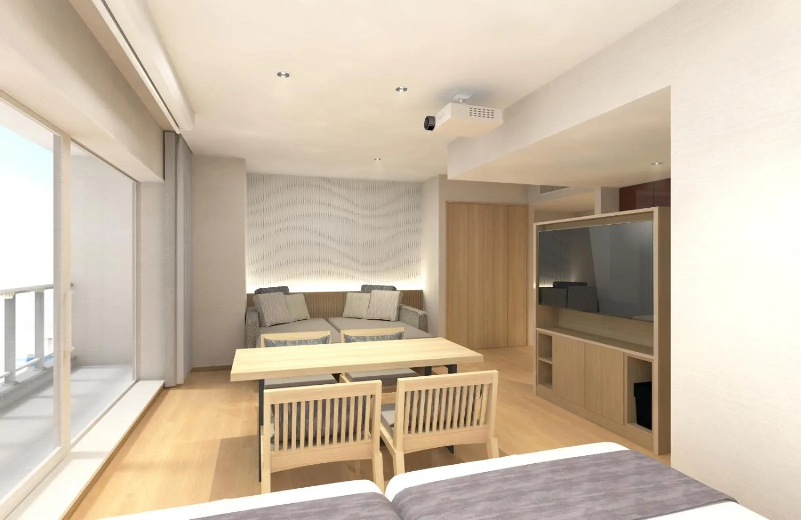 Bed in La'gent Stay Hakodate Ekimae